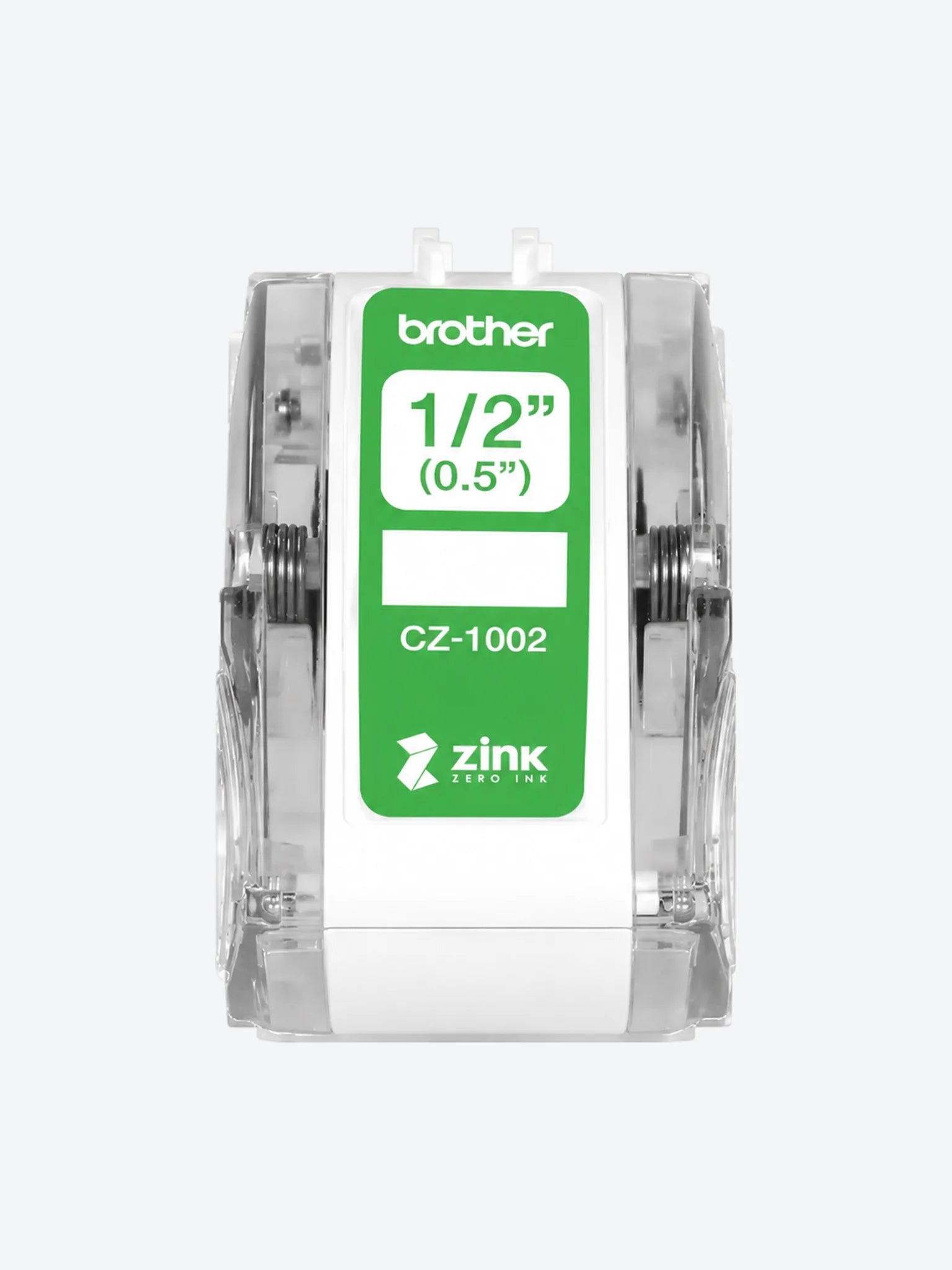 Rollo de cinta adhesiva Zero Ink. (1/2"-0.5" 12mm) 5mts Roll Cassette