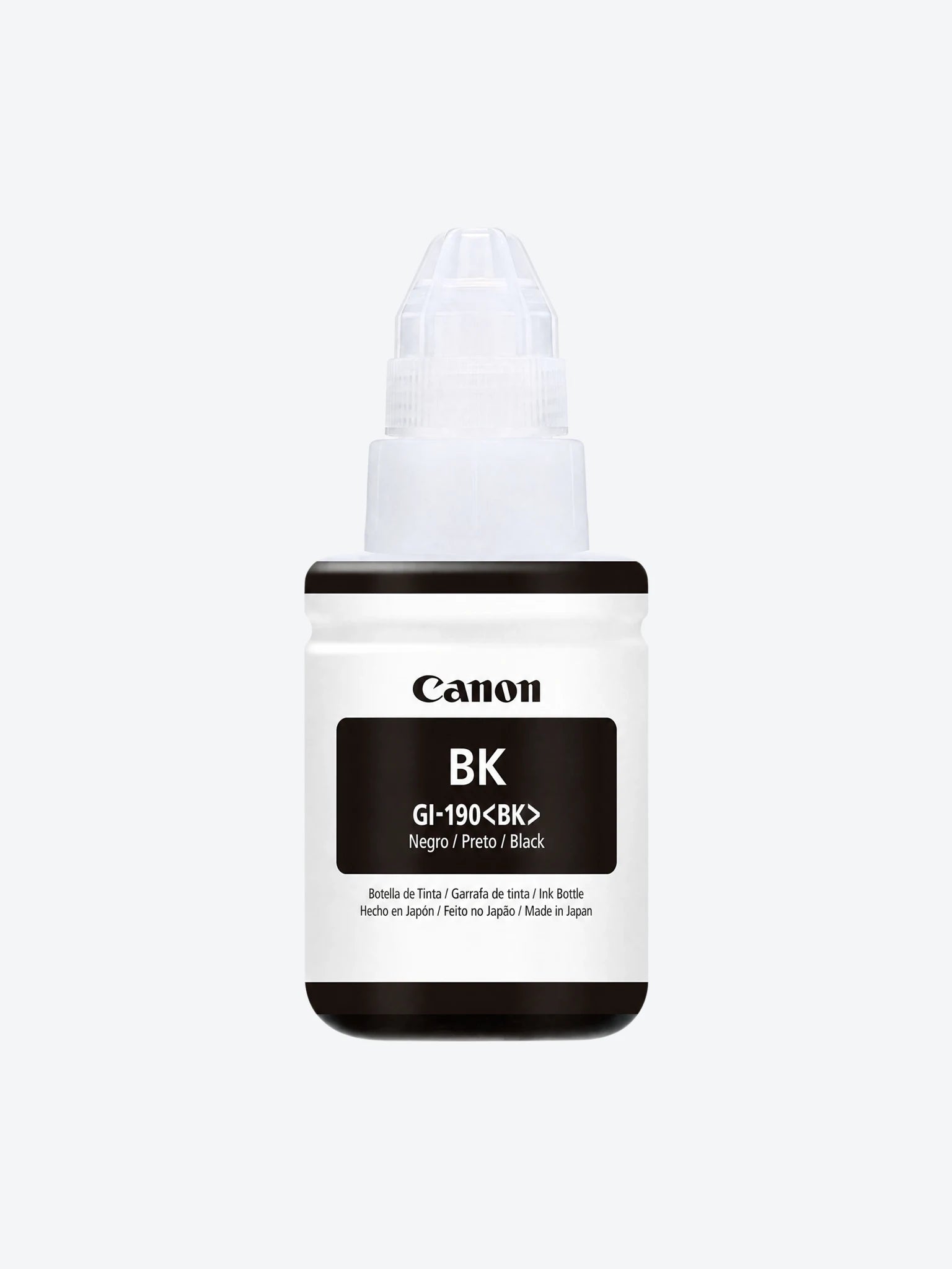 TINTA PARA IMPRESORA GI-190 BK 135ML COLOR NEGRO CANON-1