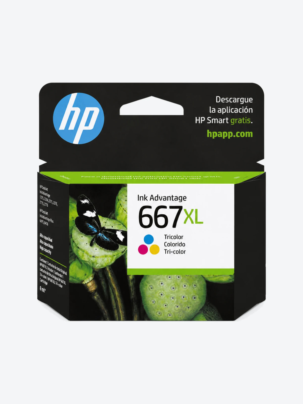 HP 667XL TRI-COLOR ORIGINAL INK CRTG