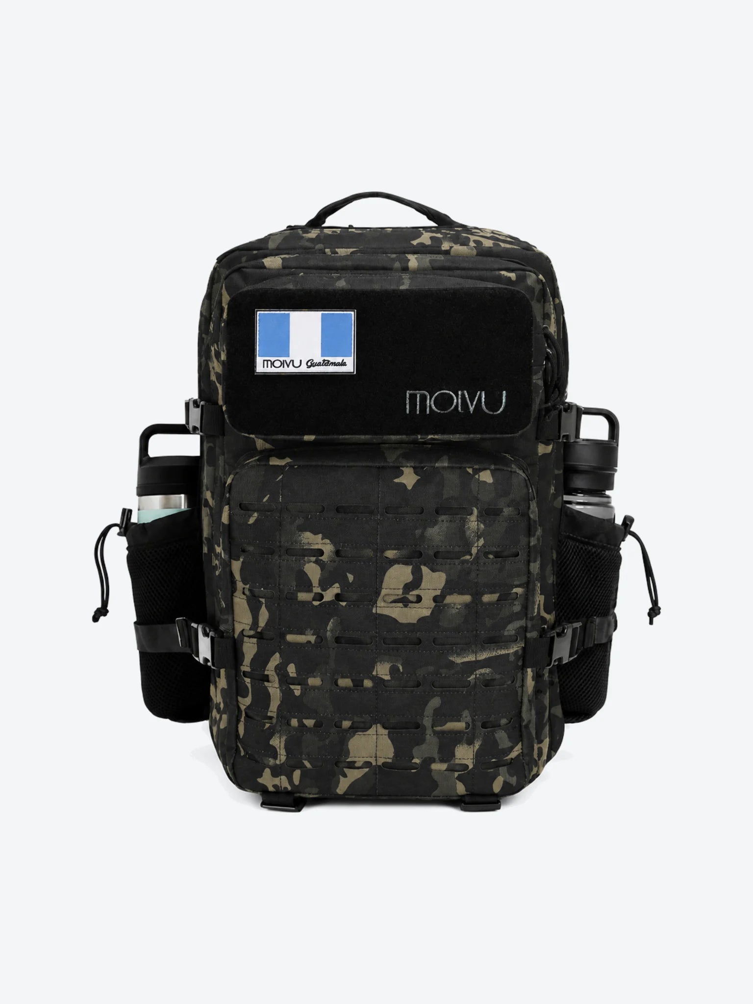 Mochila Roca Negro Camo