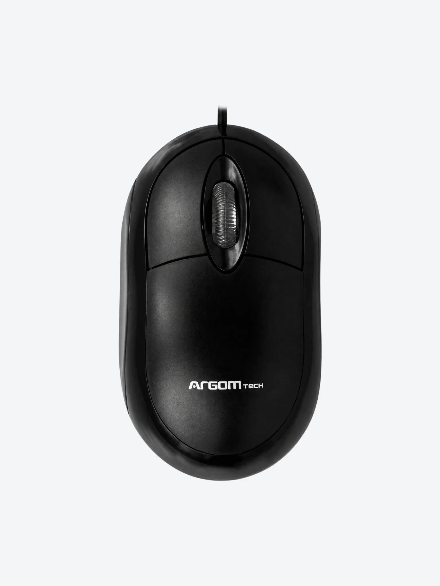 Mouse Argom ARG-MS-0002 Classic USB 2.0 800 DPI Diseño Ergonomico Plug and Play Color Negro