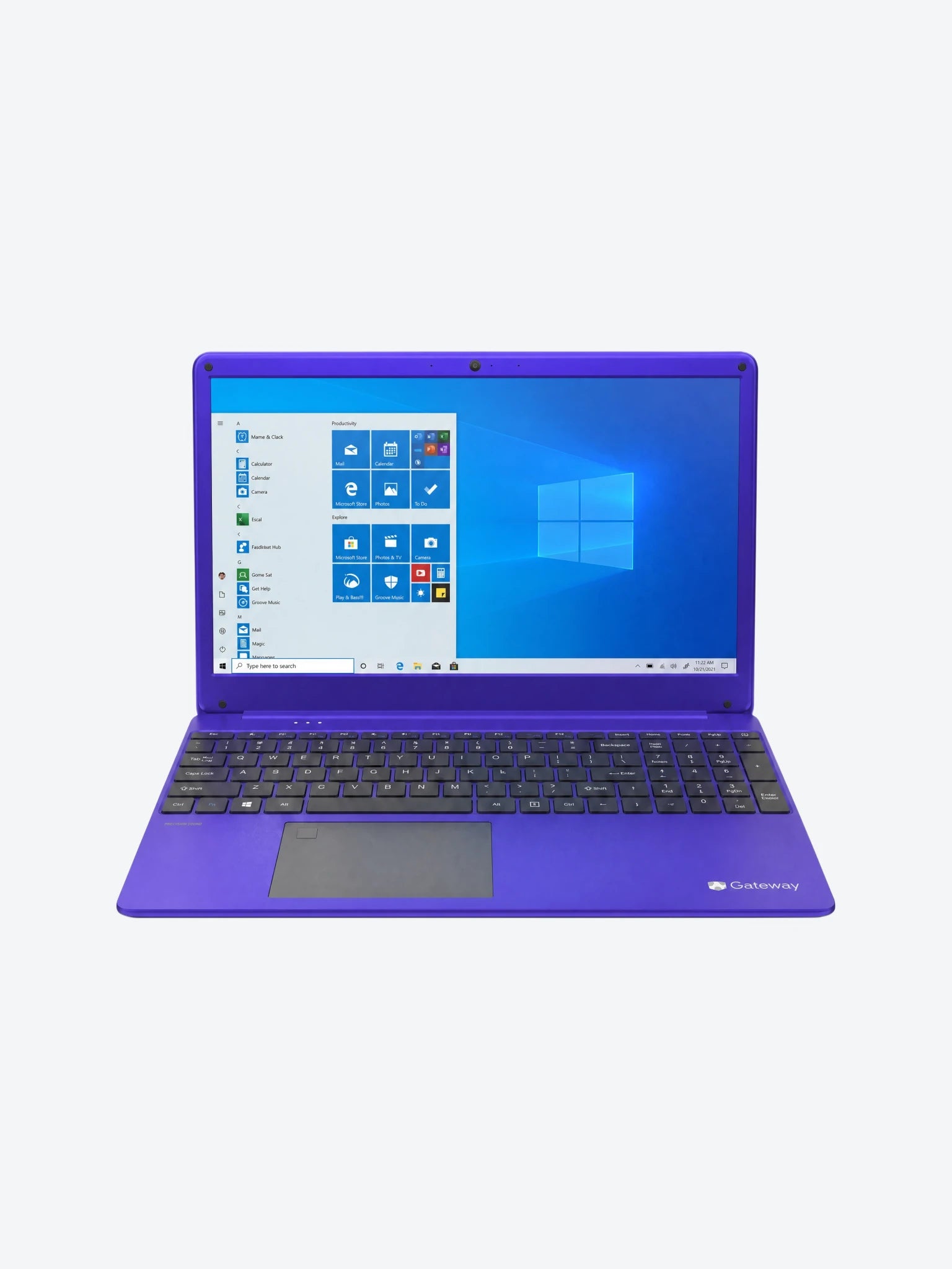 Combo de Laptop Gateway GWTN156 AMDddd Ryzen 5 3450U 256GB SSD 8GB RAM 15.6 1920x1080 WIN10 Color Morado con Mochila Targus TBB565LP-70