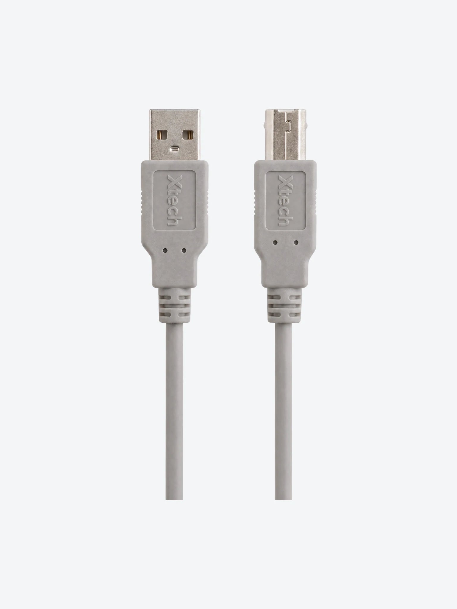 Cable Xtech Para impresora XTC-302 USB-B a USB-A Color Gris-1