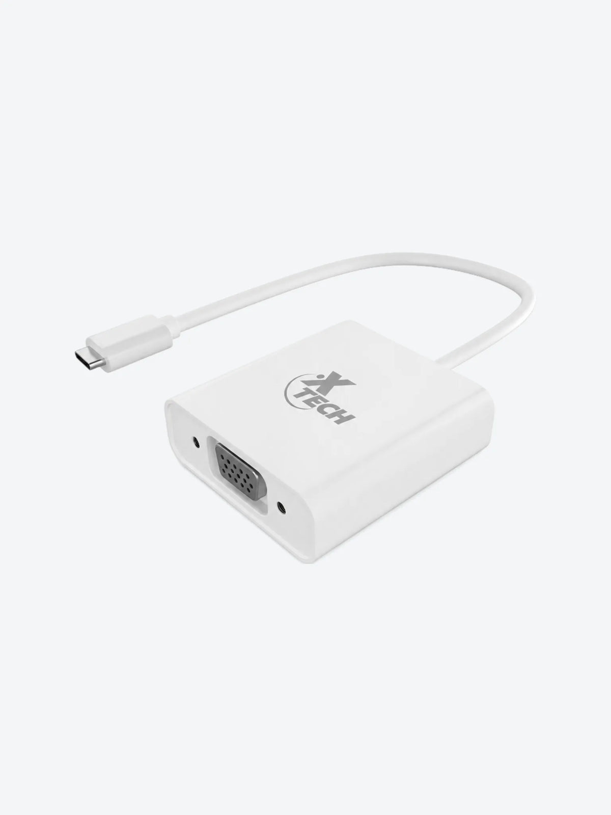 Xtech - Display adapter - USB Type C - VGA - Glossy white - XTC-551-1