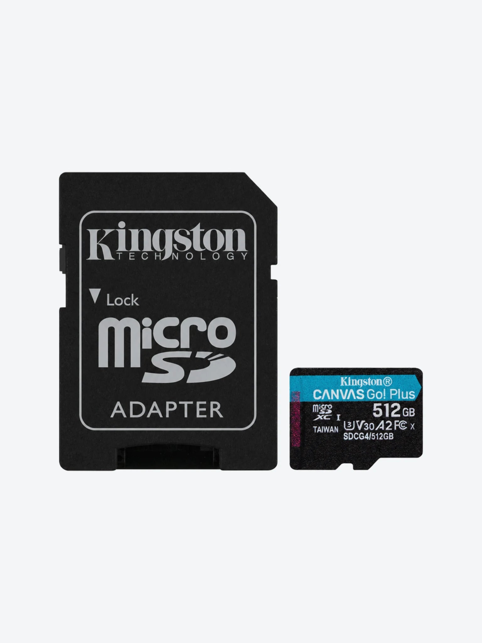 Kingston - Flash memory card - microSDHC - 512GB microSDXC Canvas Go Plus
