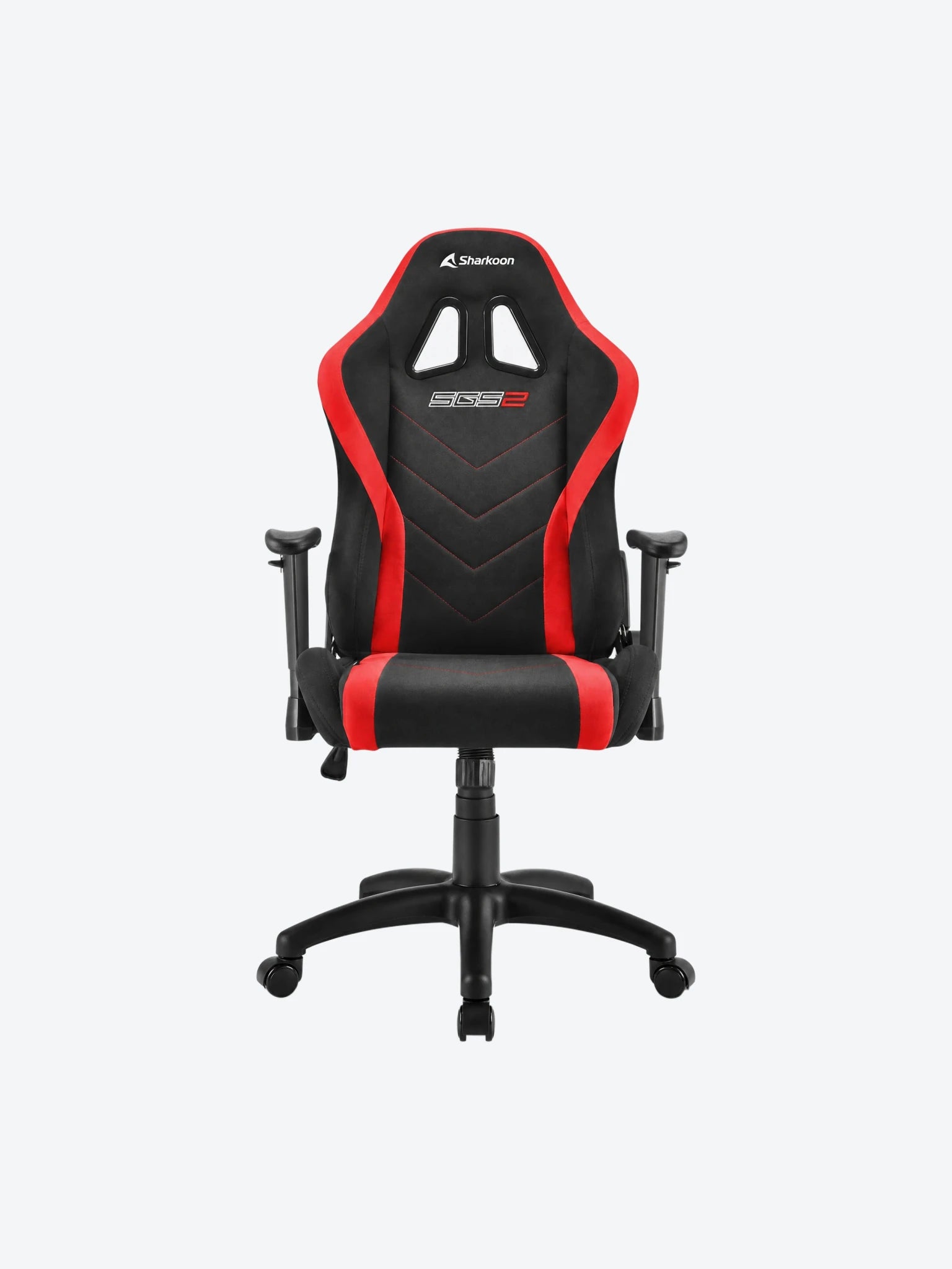 Silla Gamer Sharkoon Skiller SGS2 Junior Color Negro con Rojo 4044951032327-1