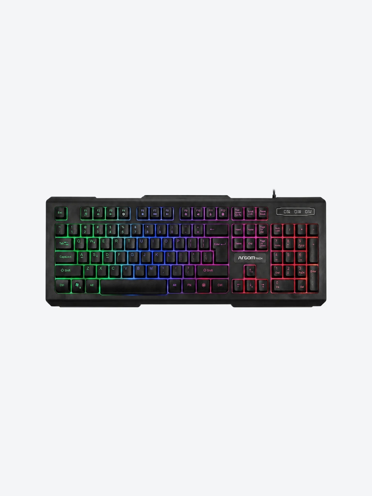 Teclado Argom ARG-KB-2055BK Combat KB55 USB Color Negro
