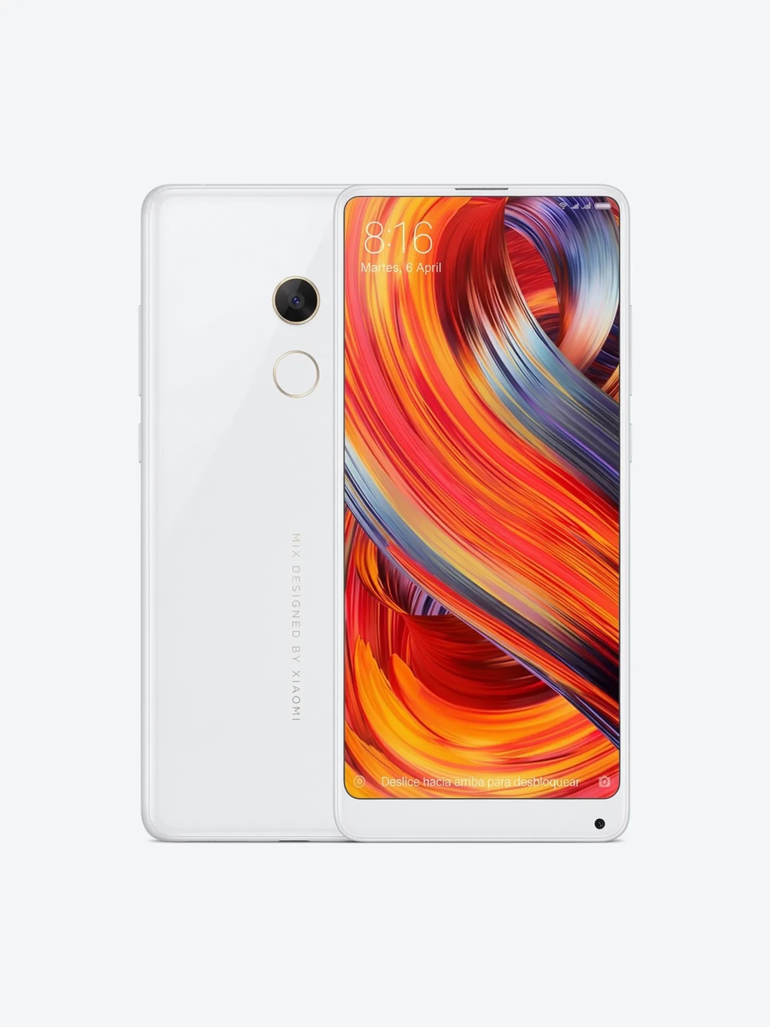 TELEFONO CELULAR INTELIGENTE MI MIX 2 DS 64GB COLOR BLANCO XIAOMI