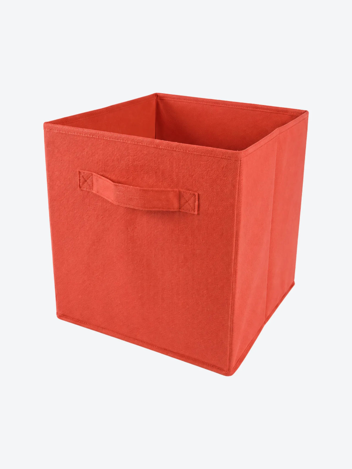CUBO DE TELA, 28X28X28CM, ROJO-1