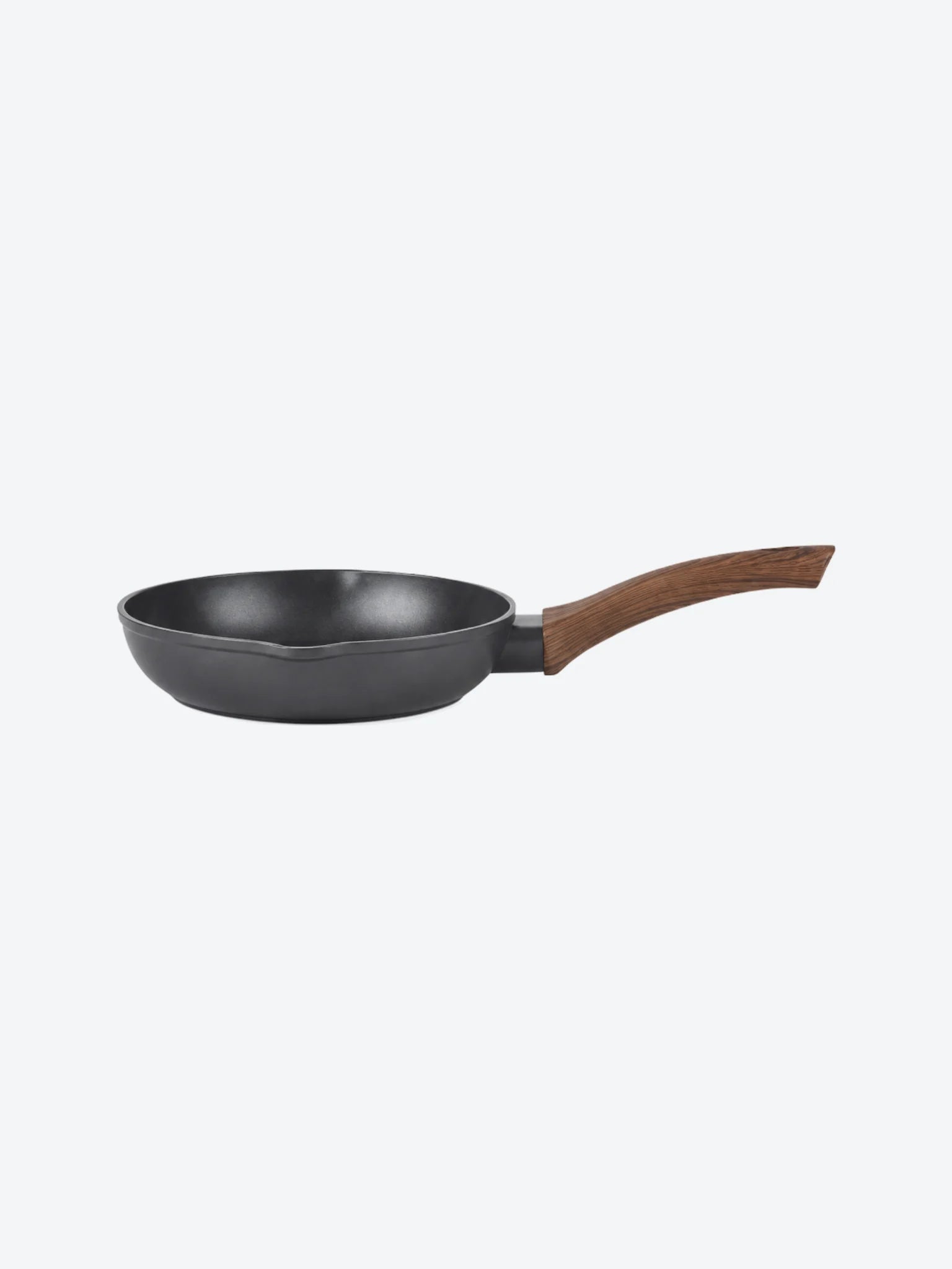 SARTEN 20 CM, GRIS, ANTIADHERENTE, ASA IMITACION MADERA, DE ALUMINIO FORJADO, AMBERG-1