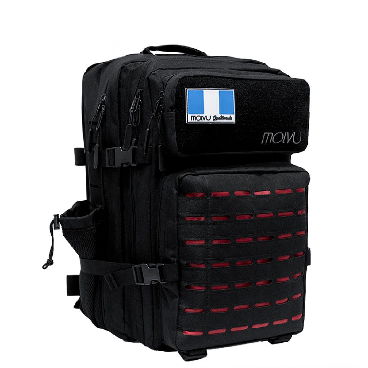 Mochila Roca Negro Rojo-11