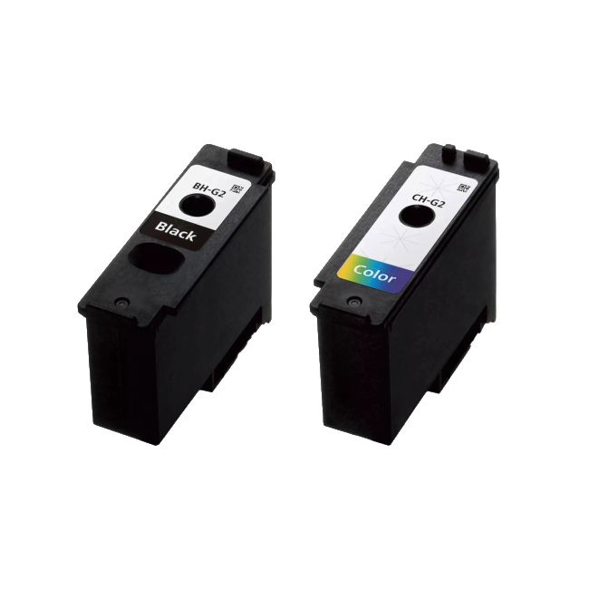 Kit Cabezales Para Impresora Canon 6161C007AA Color Negro BH-G2 y Color CH-G2-1