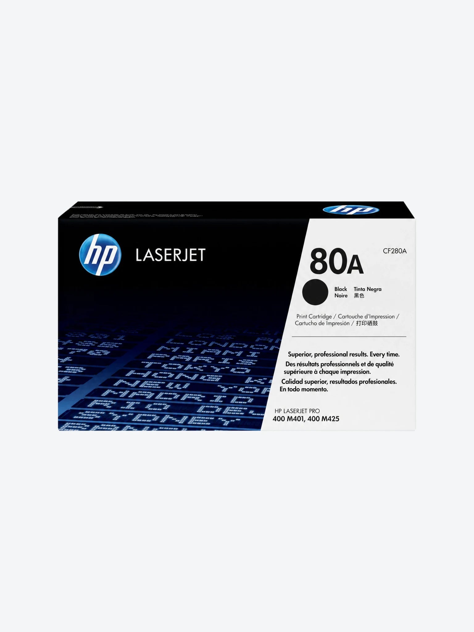TONER 80A (CF280A) COLOR NEGRO HP