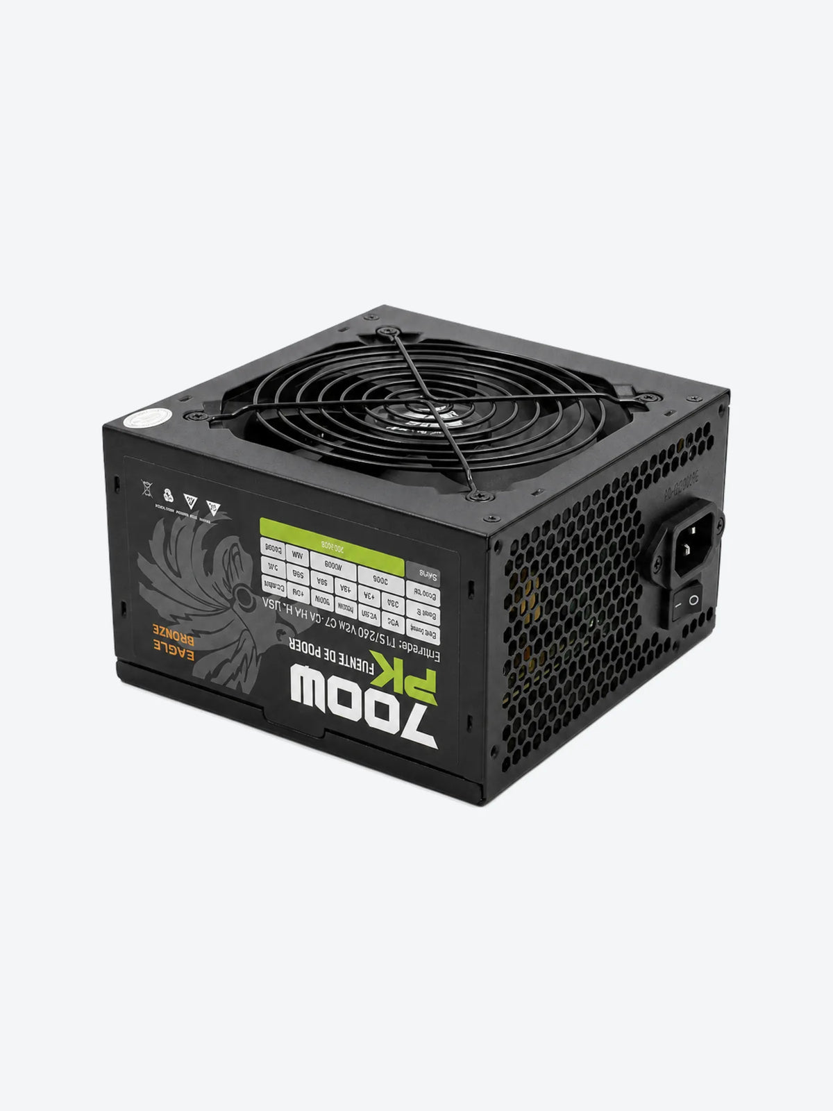 FUENTE DE PODER EAGLE WARRIOR 700W BRONZE  PK700R2B001C-1