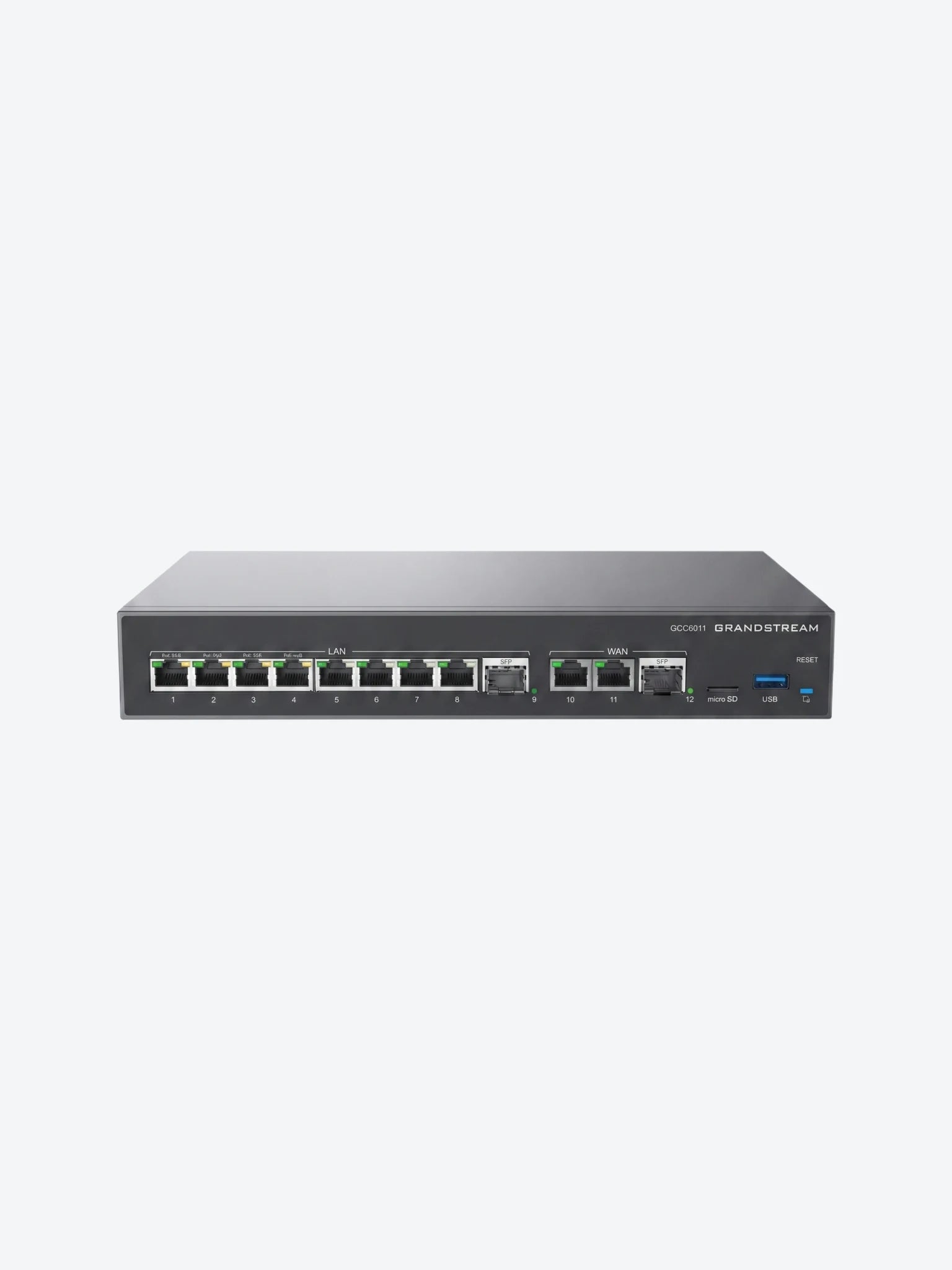 Switch Grandstream IP PBX GS GCC6011 964-00143-13A001 Dispositivo 4 en 1 Conmutador FWALL VPN-1