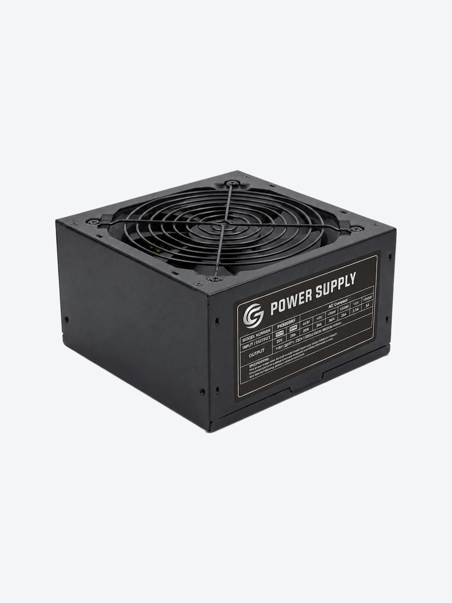FUENTE DE PODER FIVESTAR PK800RRF001C 800W ATX POWER PS2 ABANICO 12CM CABLE 1.2M