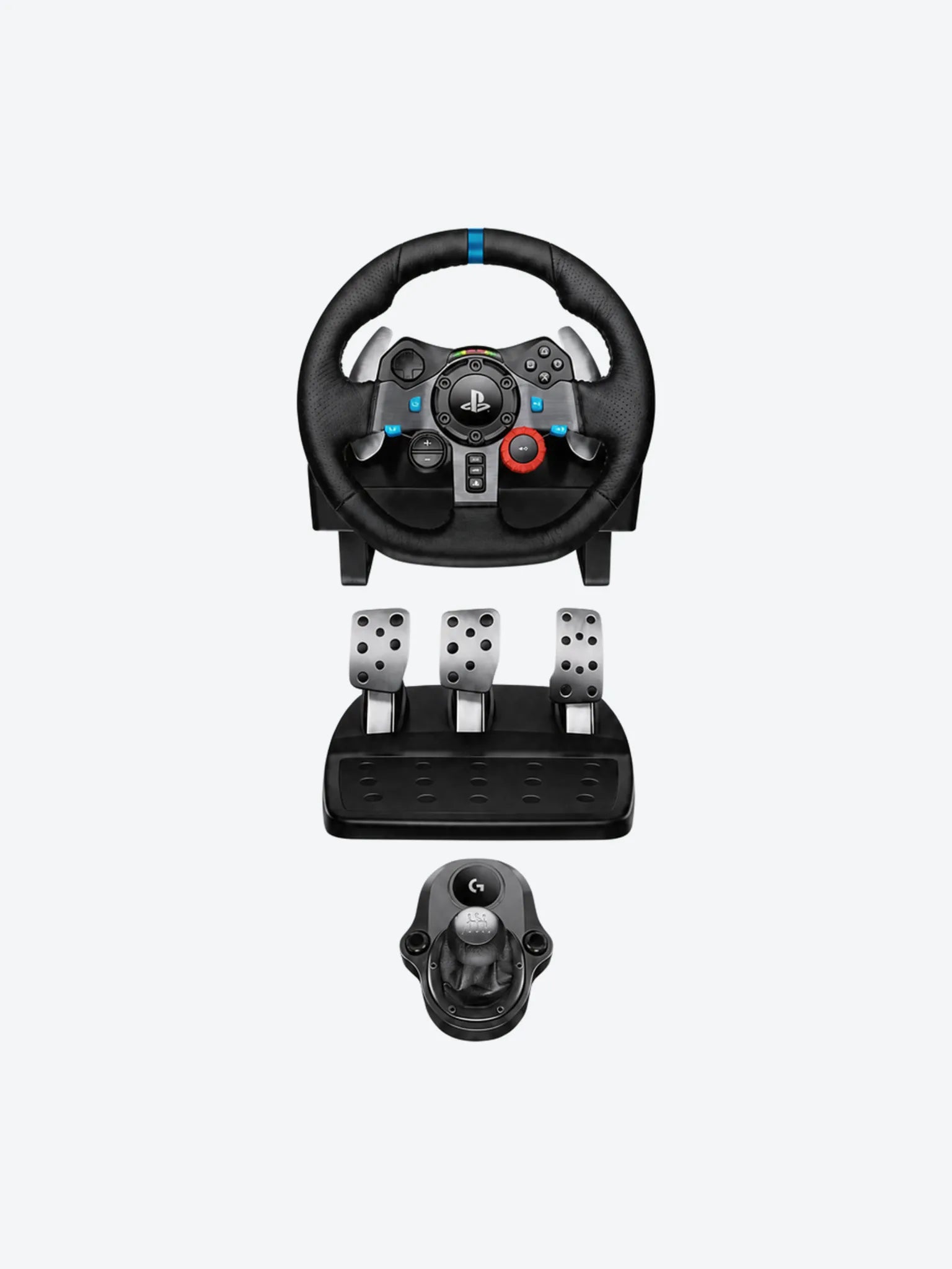 VOLANTE Y PEDALES G29 DRIVING FORCE LOGITECH + PALANCA DE CAMBIOS PARA G29 Y G920 LOGITECH