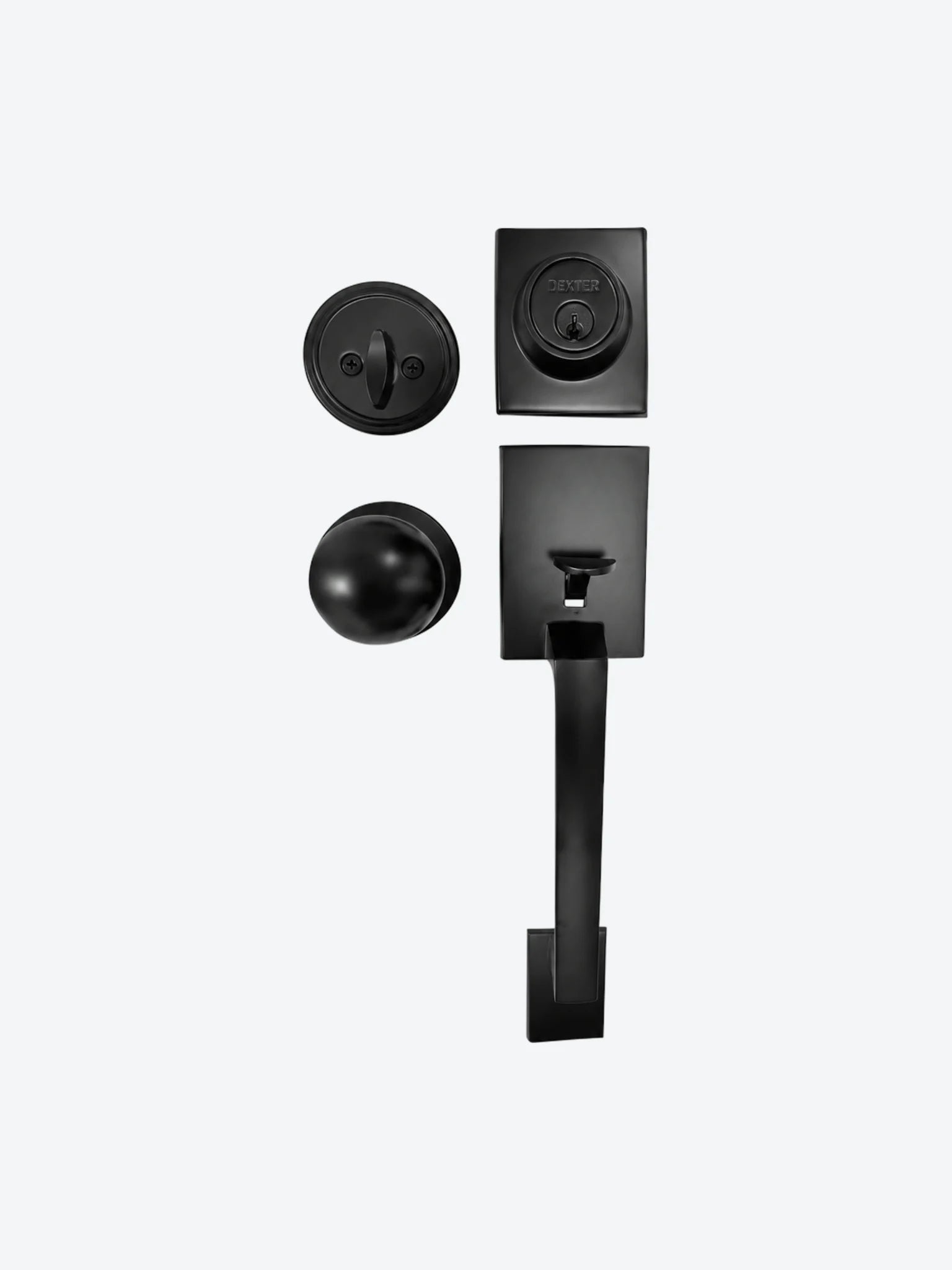 CERRADURA DECORATIVA NEGRO MATE-1