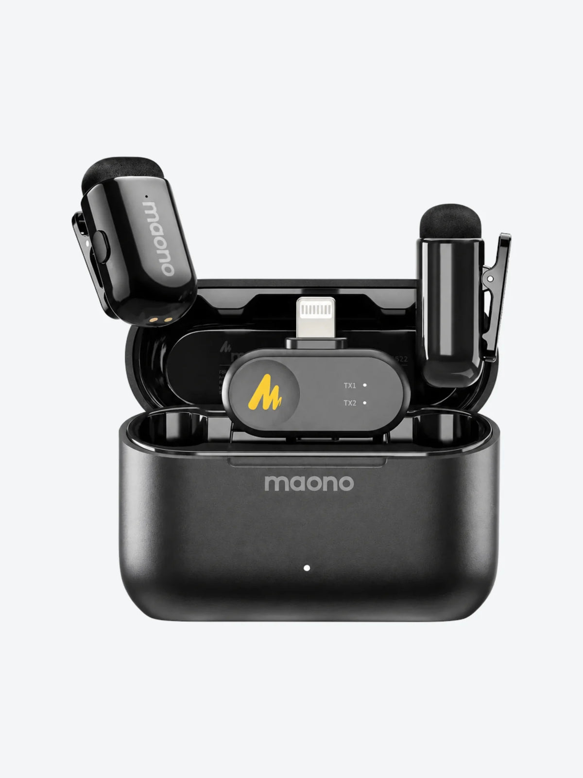 MICROFONO MAONO WM622 PB2 INALAMBRICO CON RECEPTOR LIGHTNING CON REDUCCION DE RUIDO-1