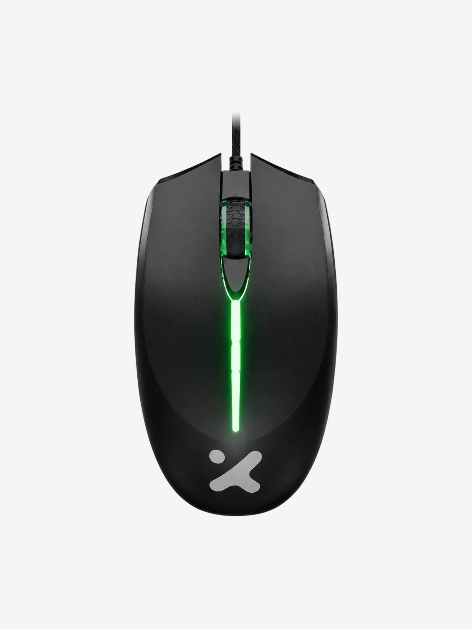 Xtech - XTM-218 - Mouse - USB - Wired - Black - 4 buttons with Light 2400 dpi