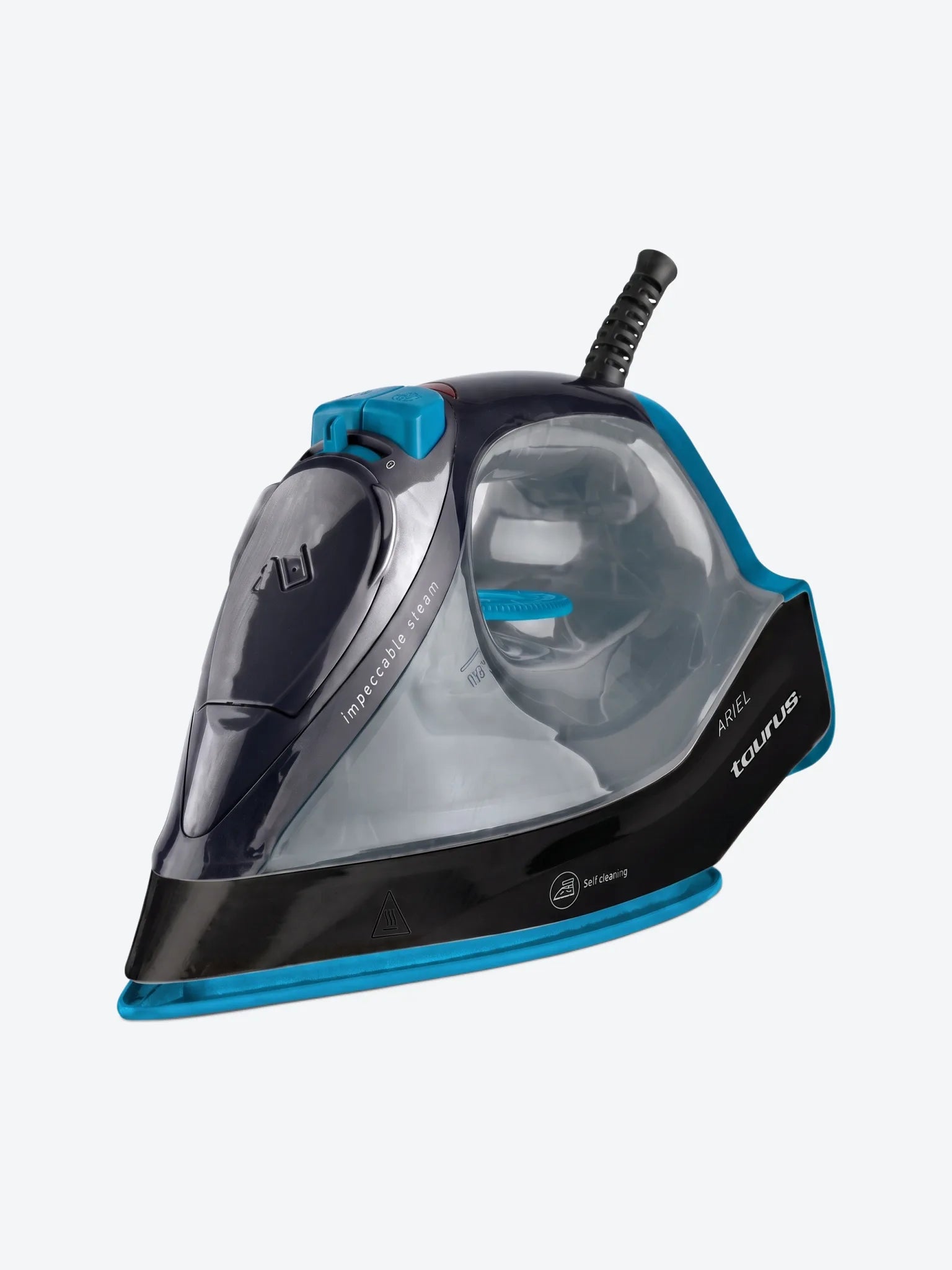 Plancha Para Ropa Taurus Ariel 1200W Control de Vapor Sistema de Auto Limpieza Cable Giratorio 360-1