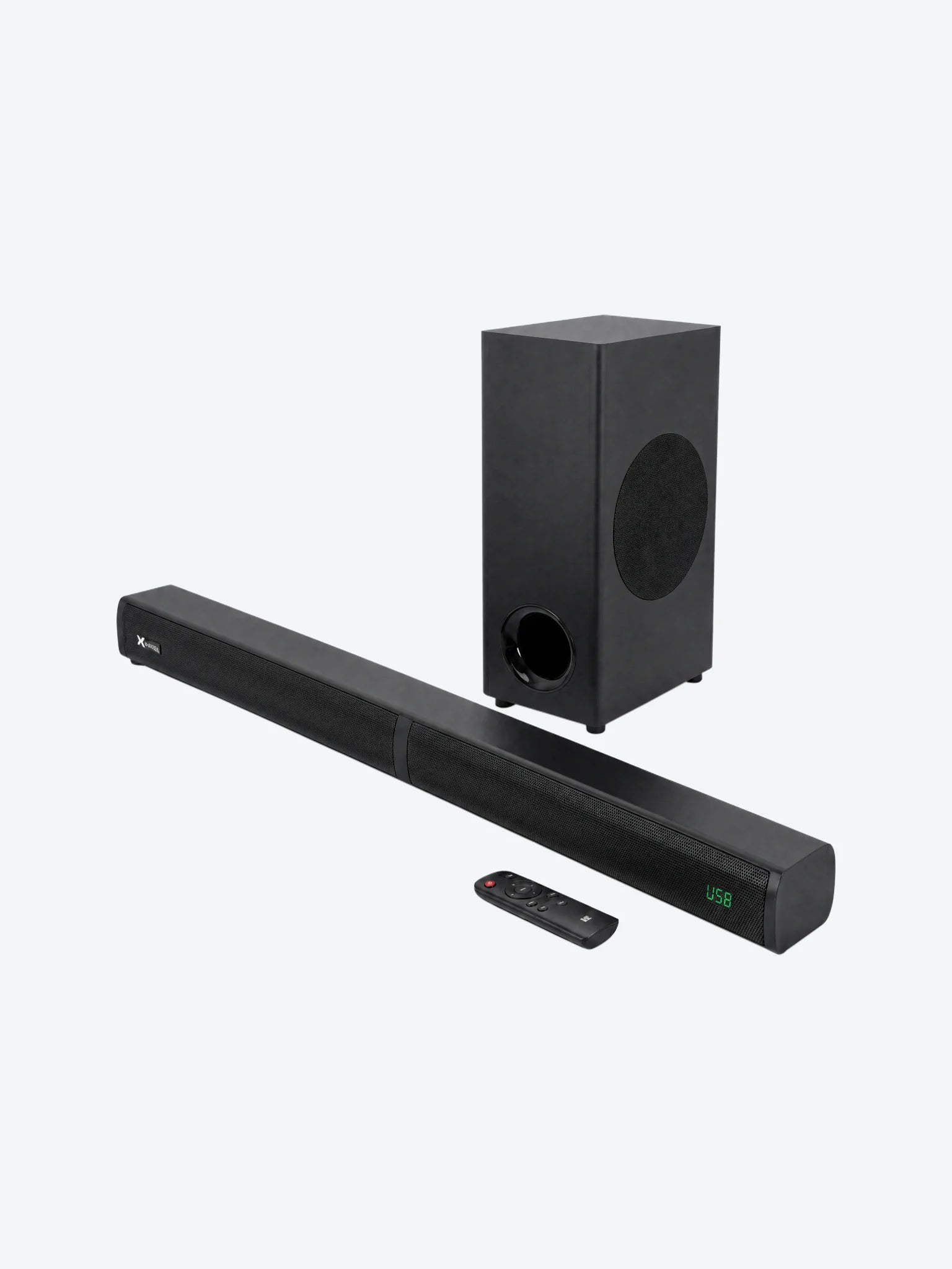 Combo de Sound Bar Klip Xtreme KSB-301 con Bracket (Base) Para TV Epic EPICV23-2-1