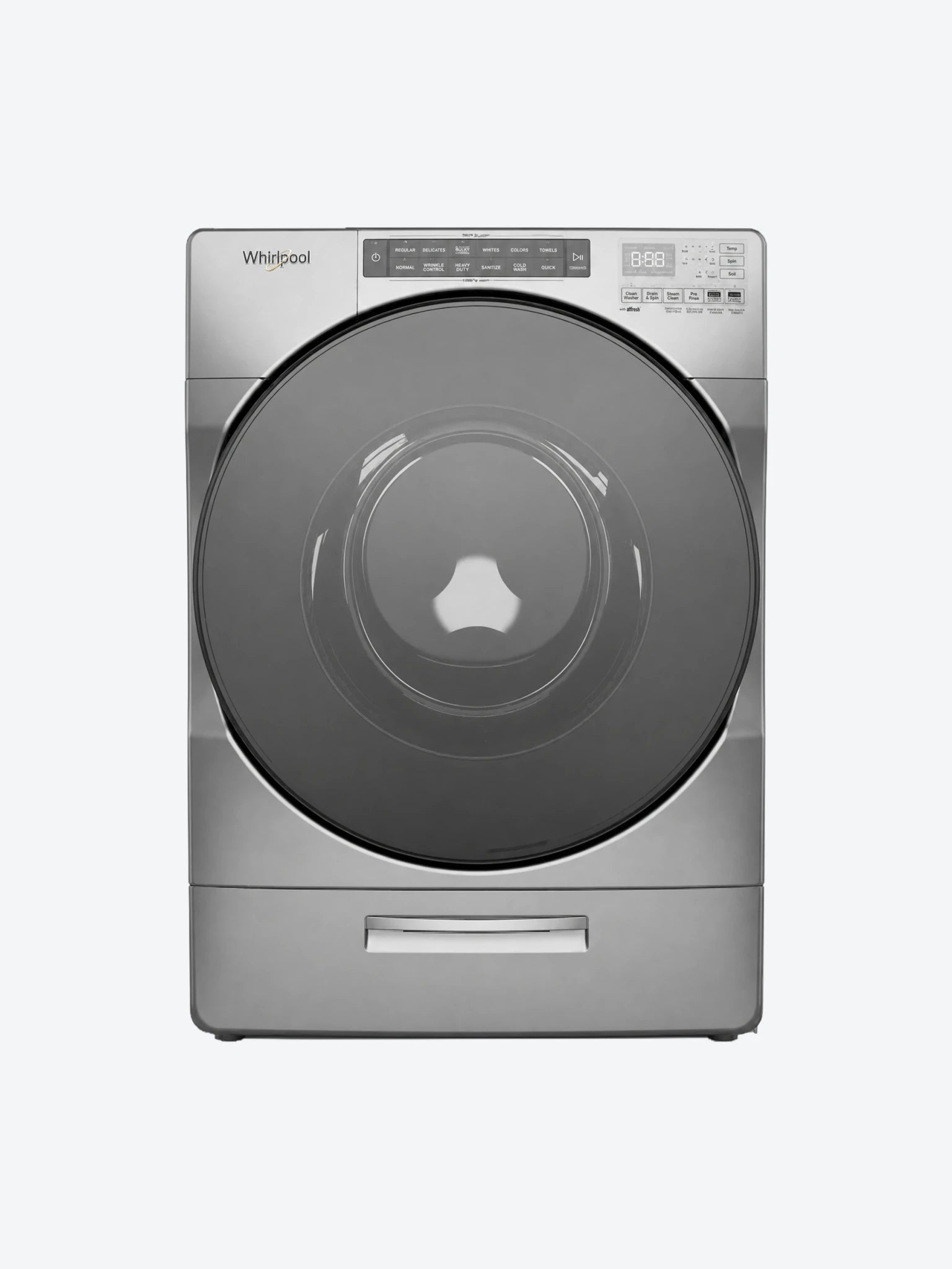 Lavasecadora Whirlpool 20Kg Electrica Con Dispensador Load&Go Carga Frontal Chrome Shadow-1