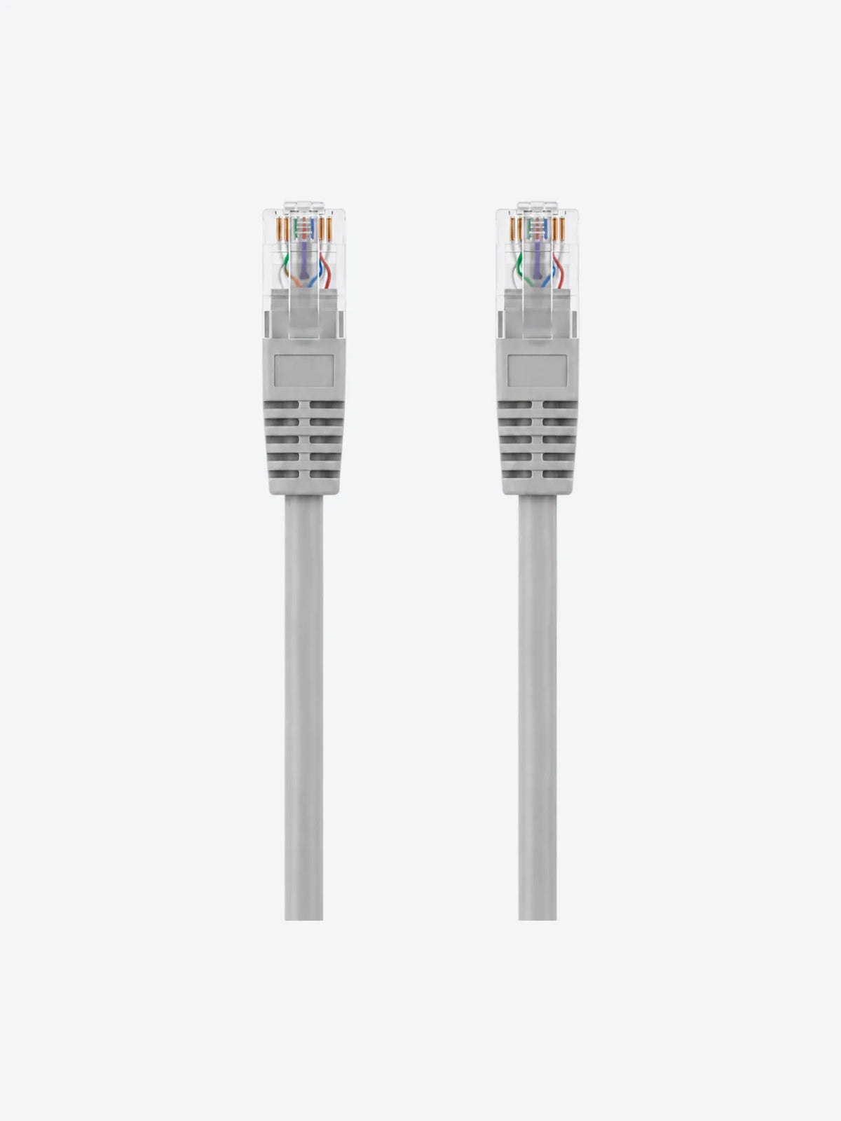 Nexxt - Cable de interconexión - RJ-45 (M) a RJ-45 (M) - 2.1 m - UTP - CAT 5e - moldeado, trenzado - gris-1