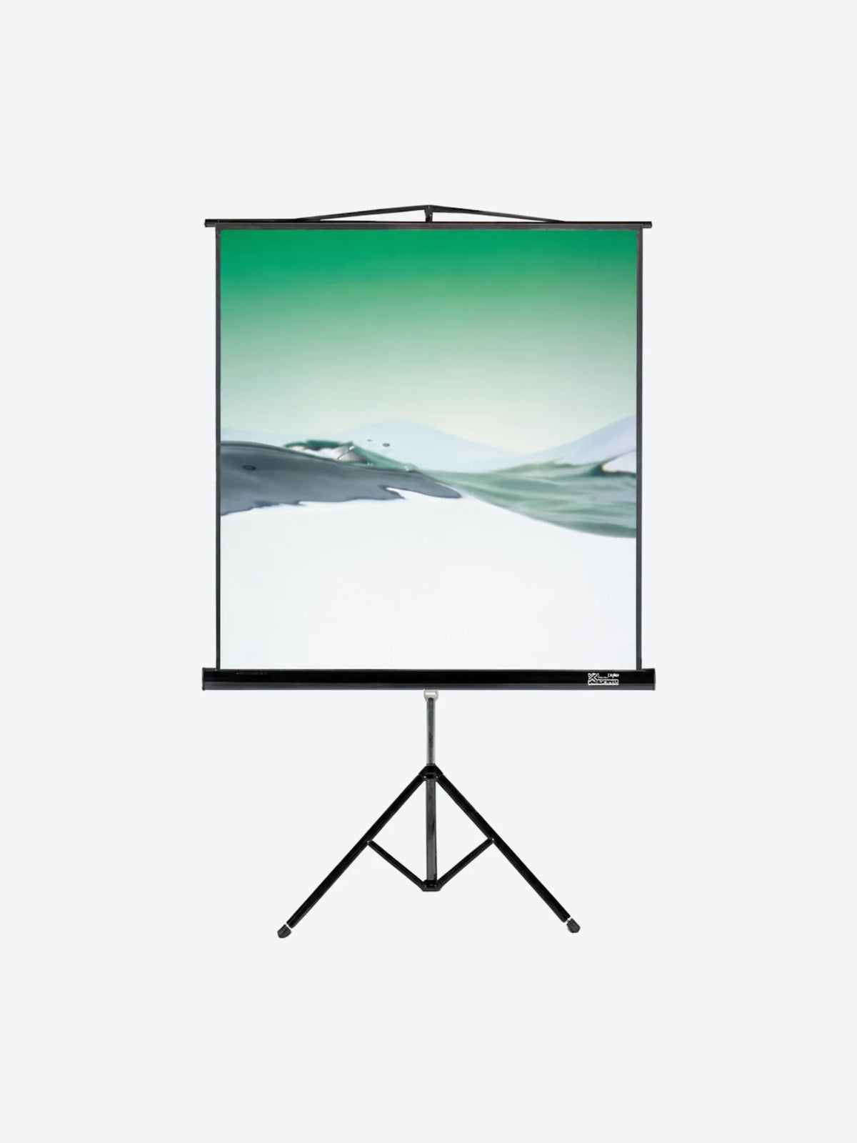 Klip Xtreme KPS-102B - Pantalla de proyección con trípode - 86 pulgada ( 218 cm ) - 4:3 - Matte White - negro
