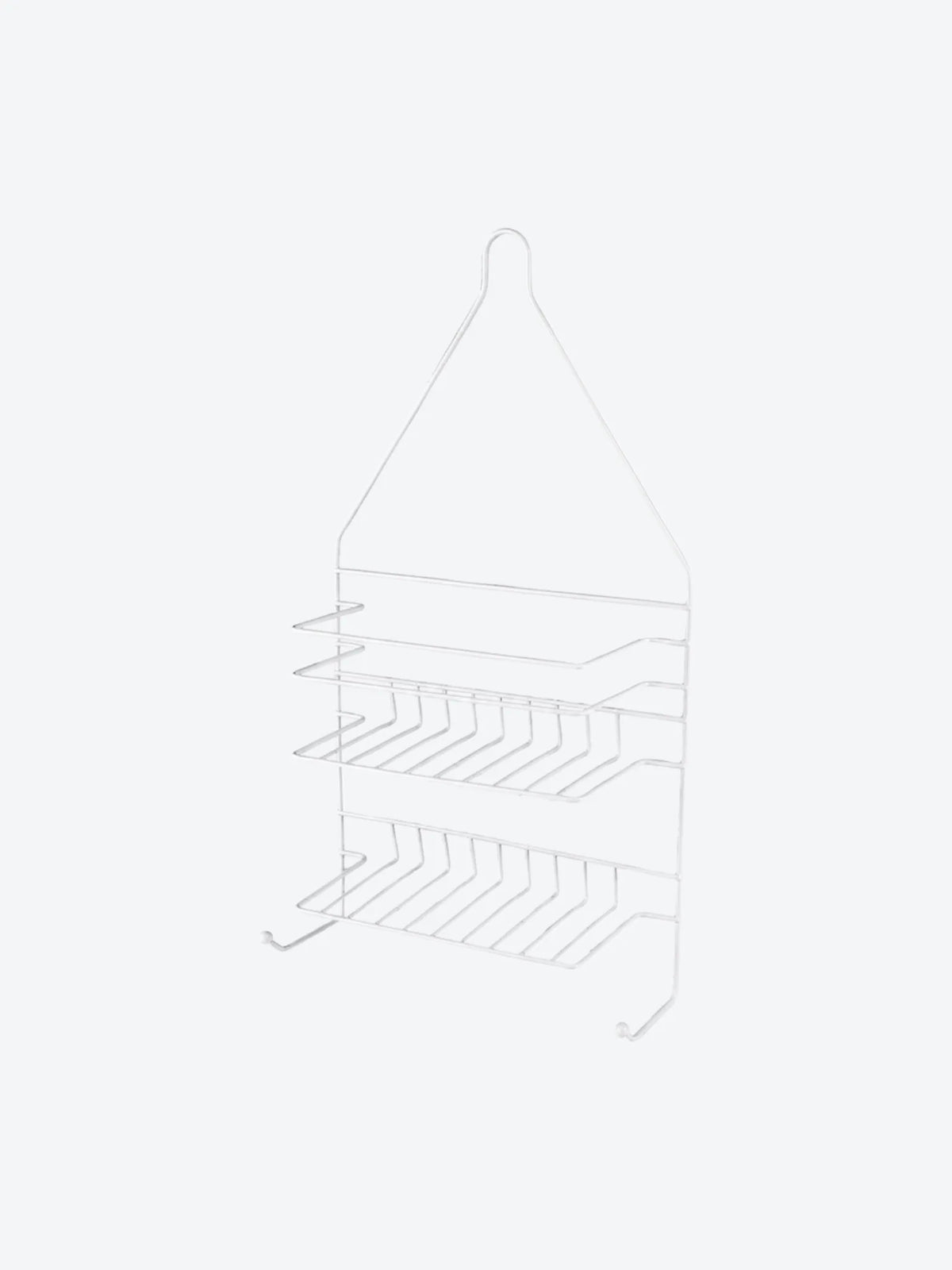 ORGANIZADOR DE DUCHA METALICO, RECUBRIMIENTO PLASTICO, BLANC