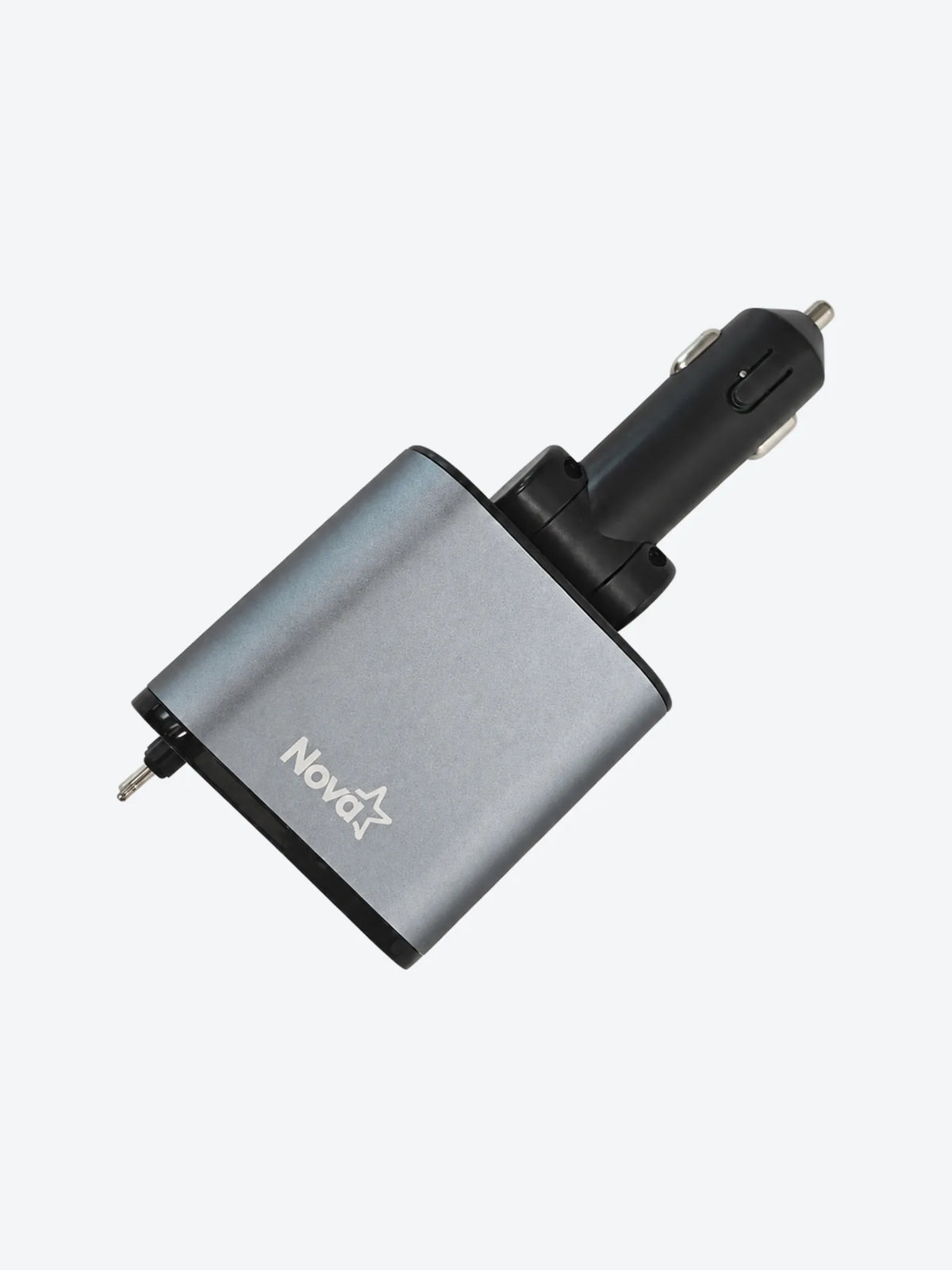 CARGADOR PARA CARRO RETRÁCTIL NOVA 65W CON PANTALLA USB-C / LIGHTNING / USB-A PA065EBC001C-1
