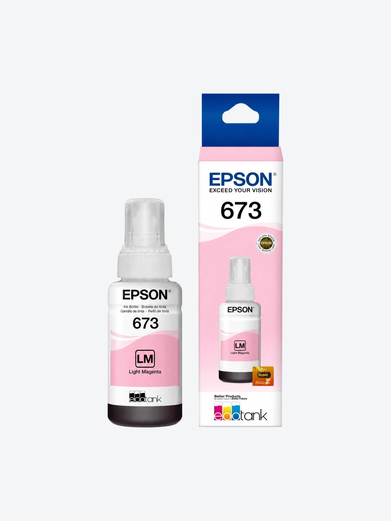 Tinta Para Impresora Epson T673620-AL T673 Color Magenta