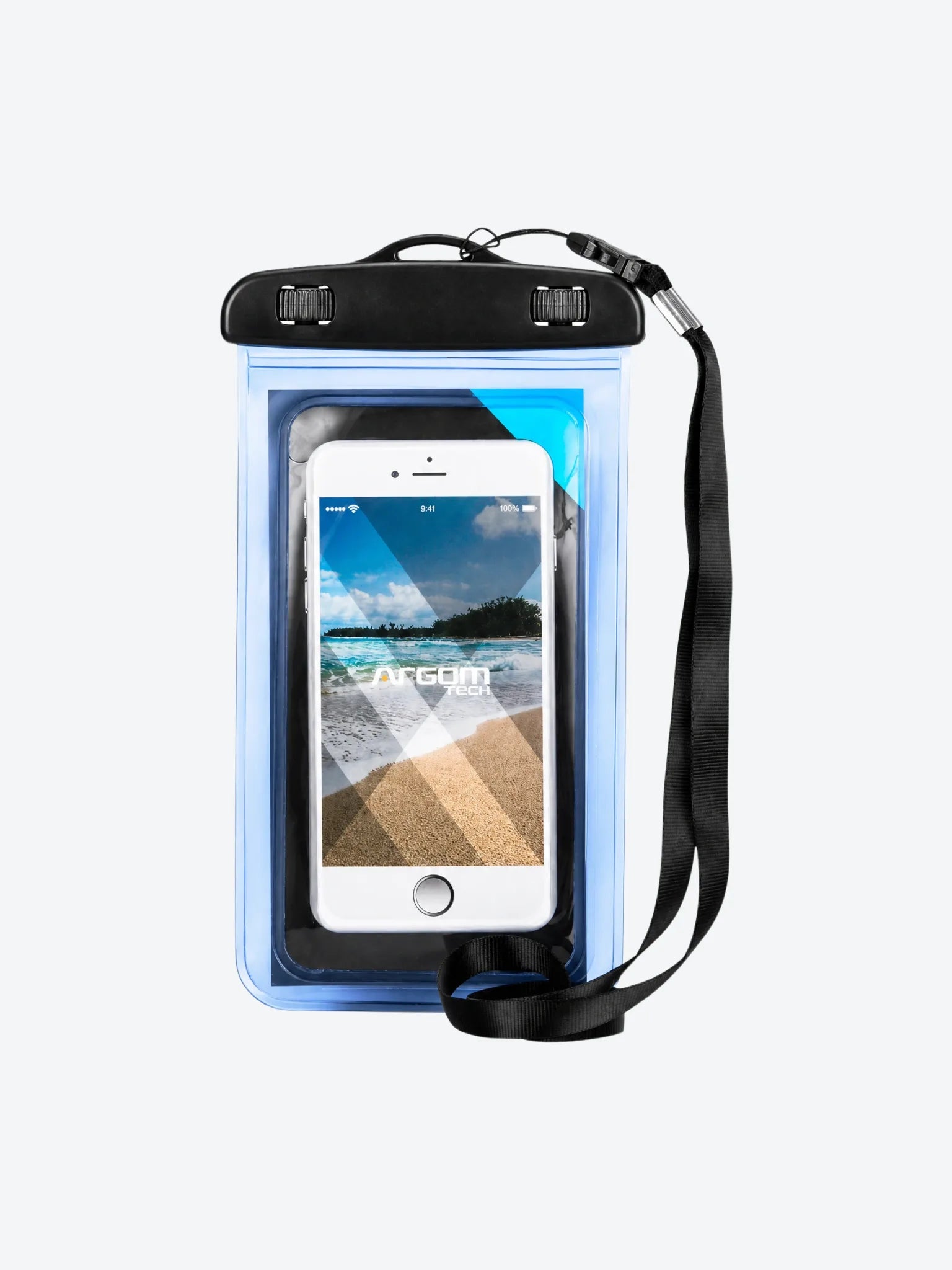 Estuche Impermeable Argom ARG-AC-0451BL Sumergible para Celular 16x8cm-1