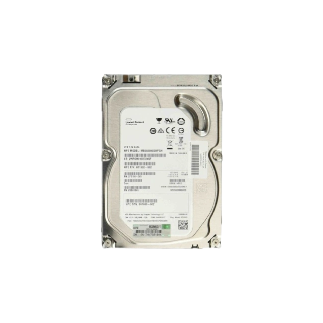 HP 2TB 6G SATA 3.5in NHP MDL HDD-1