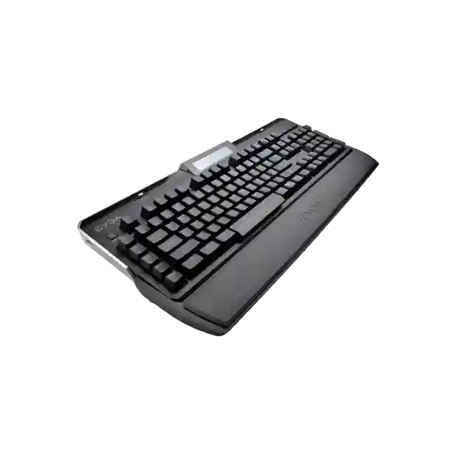 TECLADO GAMING EVGA USB Z10 RGB INGLES COLOR ROJO
