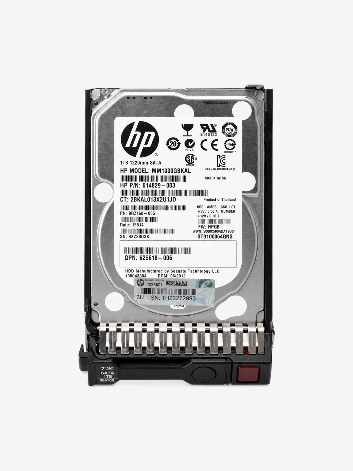 HP 1TB 6G SATA 7.2K 2.5IN SC M