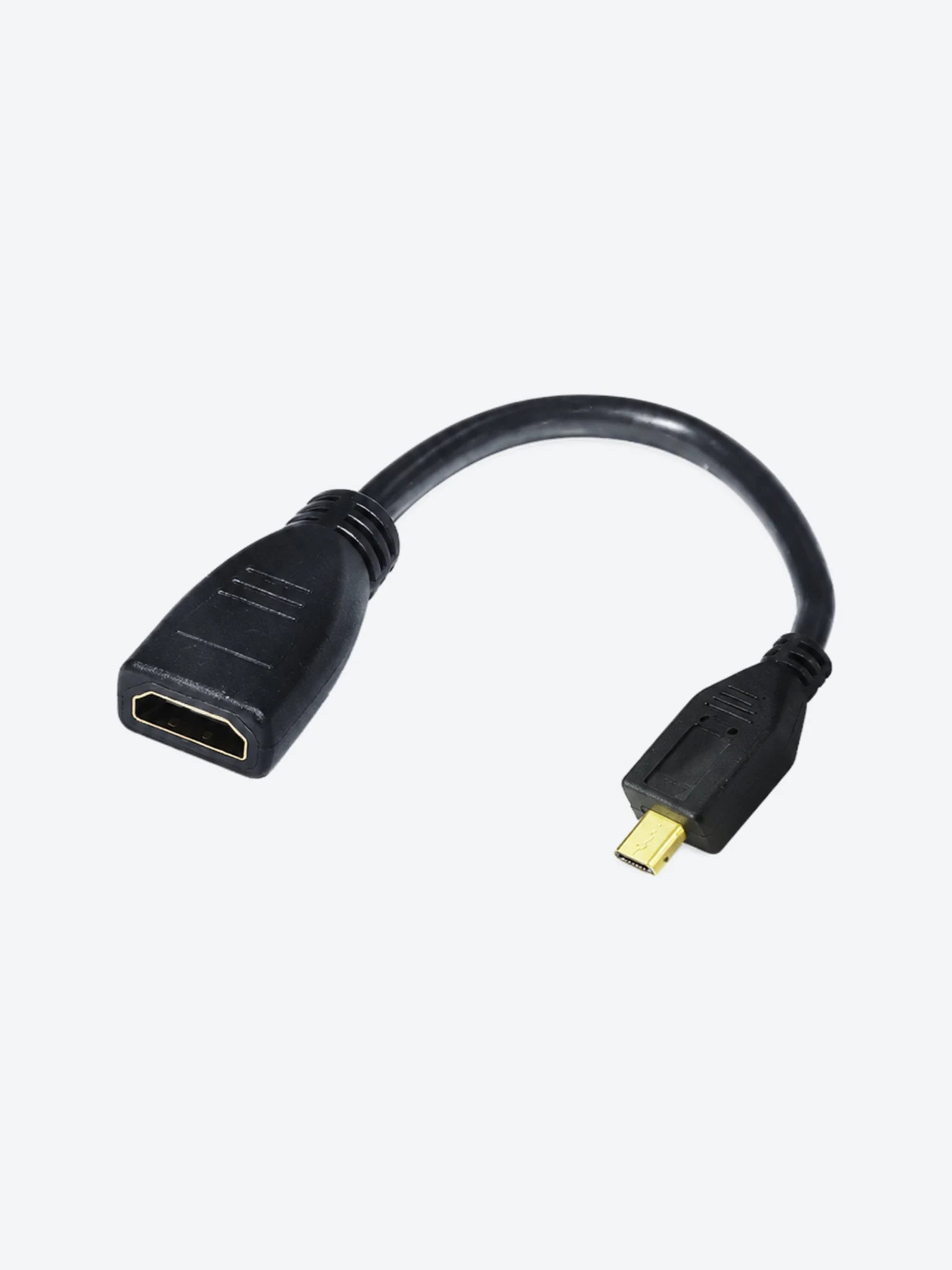 CABLE ADAPTER ARGOM MICRO HDMI MALE TO HDMI FEMALE 6"/15CM-1