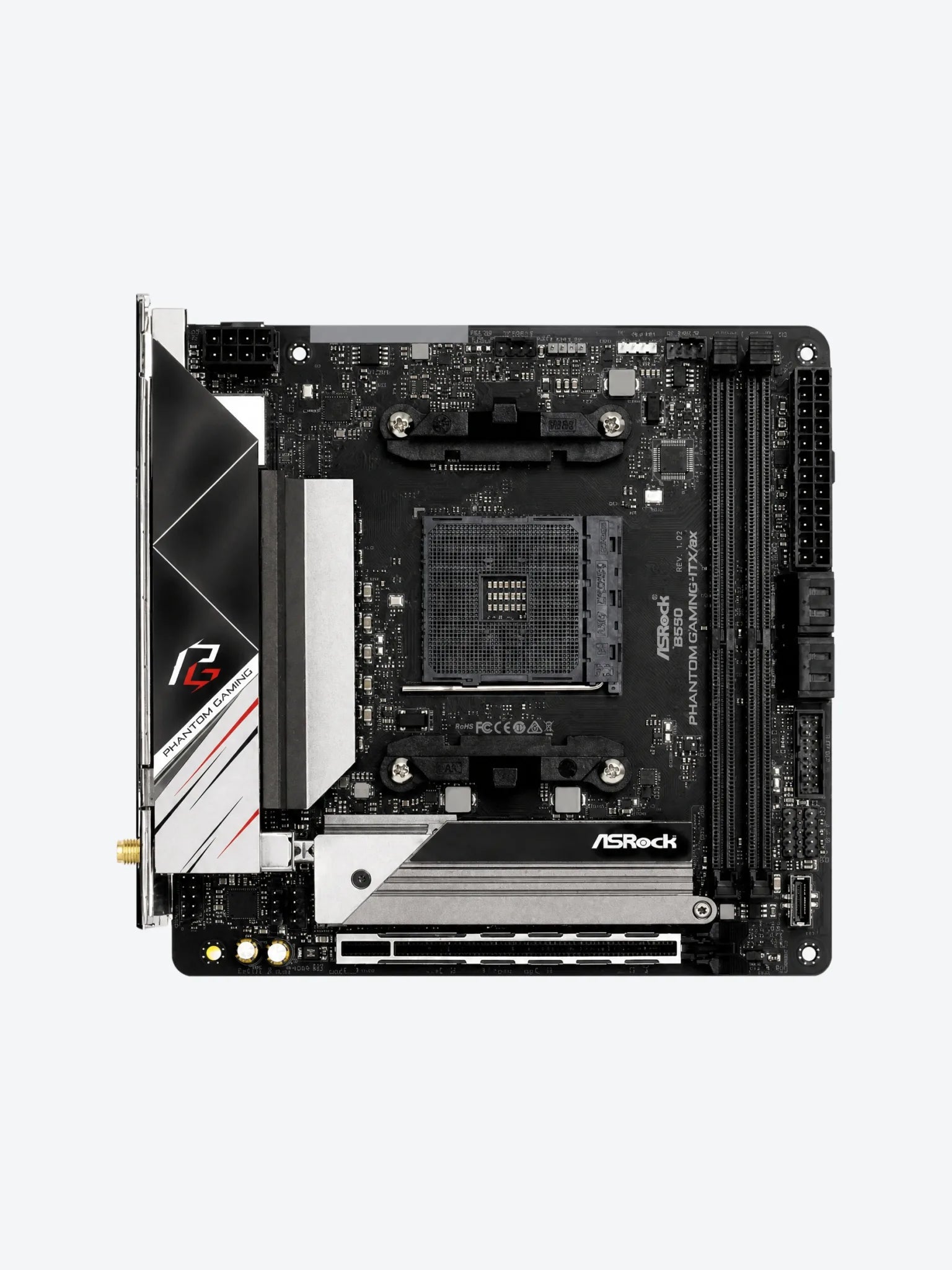 Tarjeta Madre Asrock B550 Phantom Gaming Itx/Ax AMD AM4-1