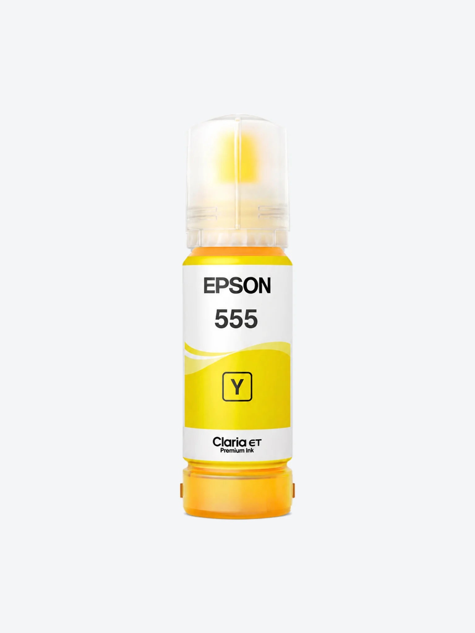 Epson T555 - Amarillo - original - recarga de tinta - para EcoTank L8160, L8180