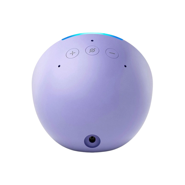 Combo Amazon Bocina Echo Pop Color Lavanda y Smart Plug Para Automatizar el Hogar-2