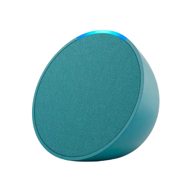 Bocina Amazon Echo Pop 1Era Generacion con Alexa Color Azul Verdoso-1
