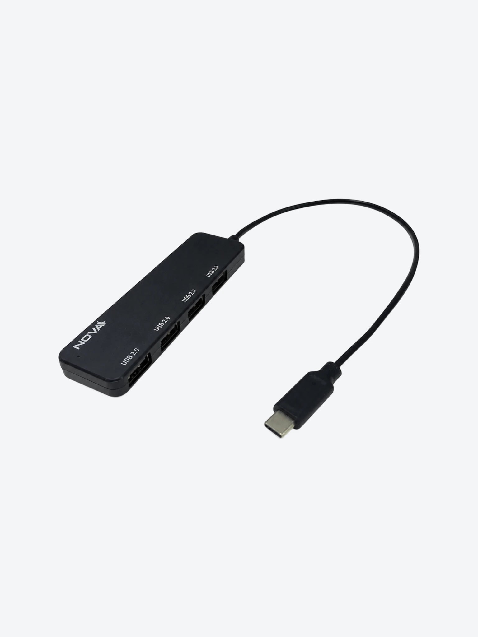 HUB NOVA AHB1S240001C 5 EN 1 USB-C 4 PUERTOS UBS-A 2.0  480MBPS