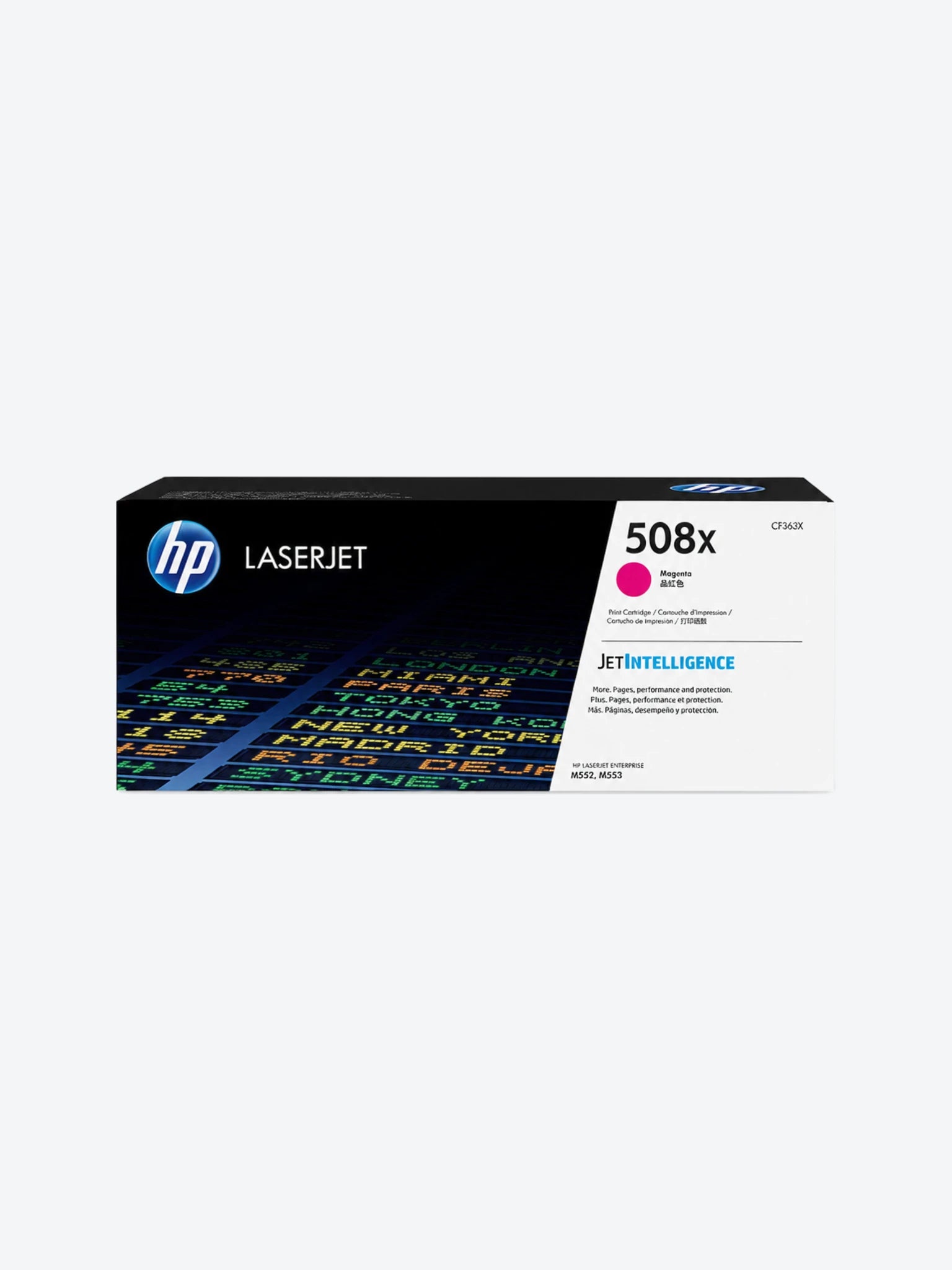 HP 508X - Alto rendimiento - magenta - original - LaserJet - cartucho de tóner (CF363X) - para LaserJet Enterprise MFP M577; LaserJet Enterprise Flow MFP M577