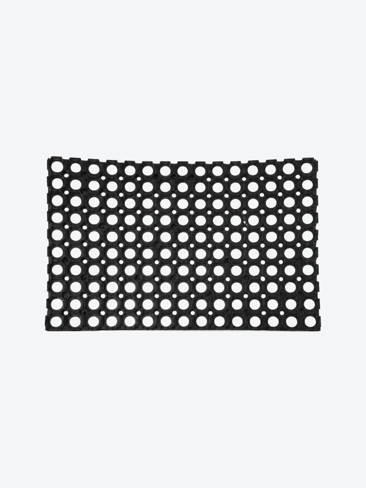TAPETE EXTERIOR, 40X60CM, CAUCHO CON AGUJEROS