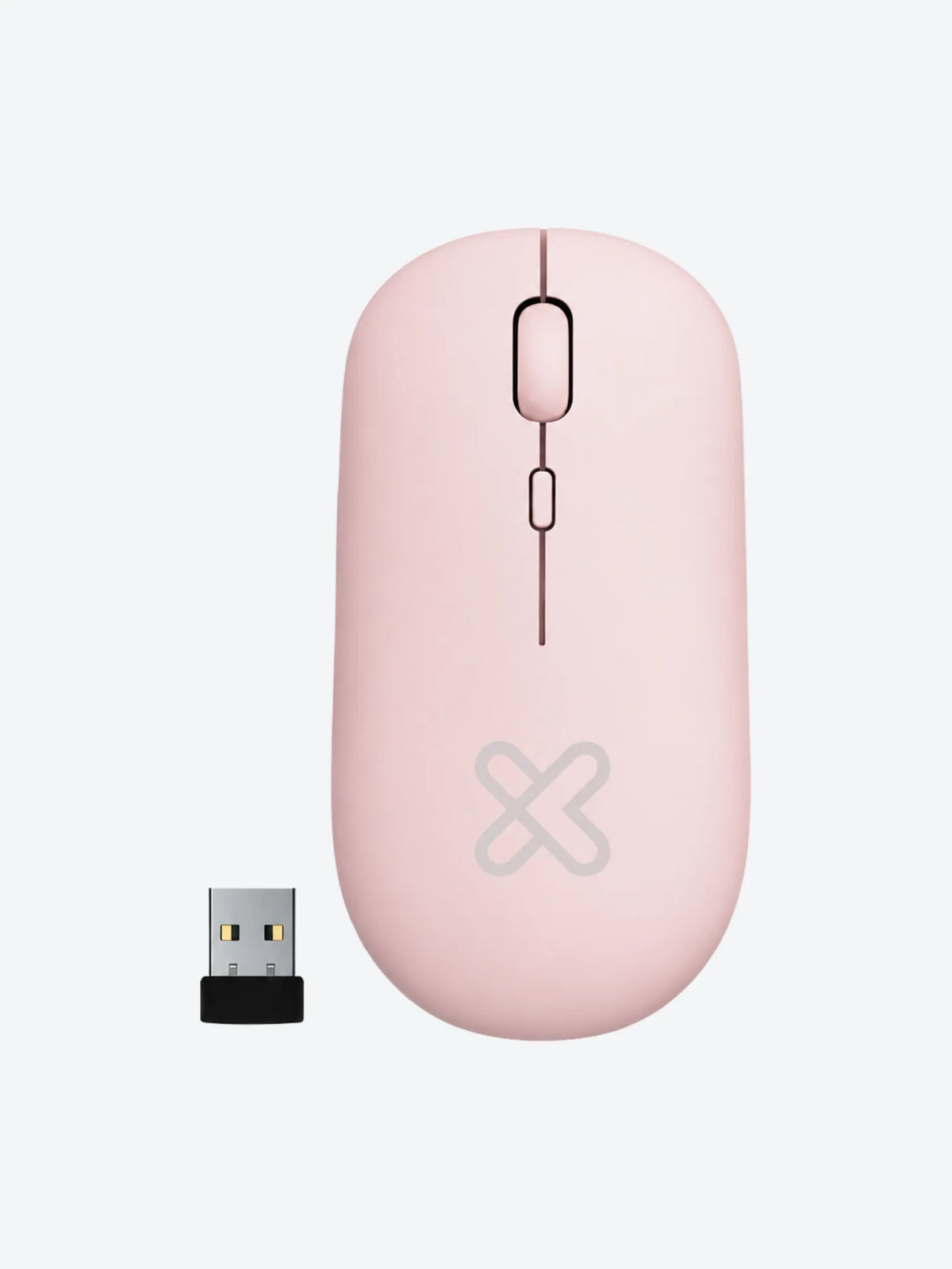Klip Xtreme - Mouse - 2.4 GHz - Wireless - Pink - Slim-1