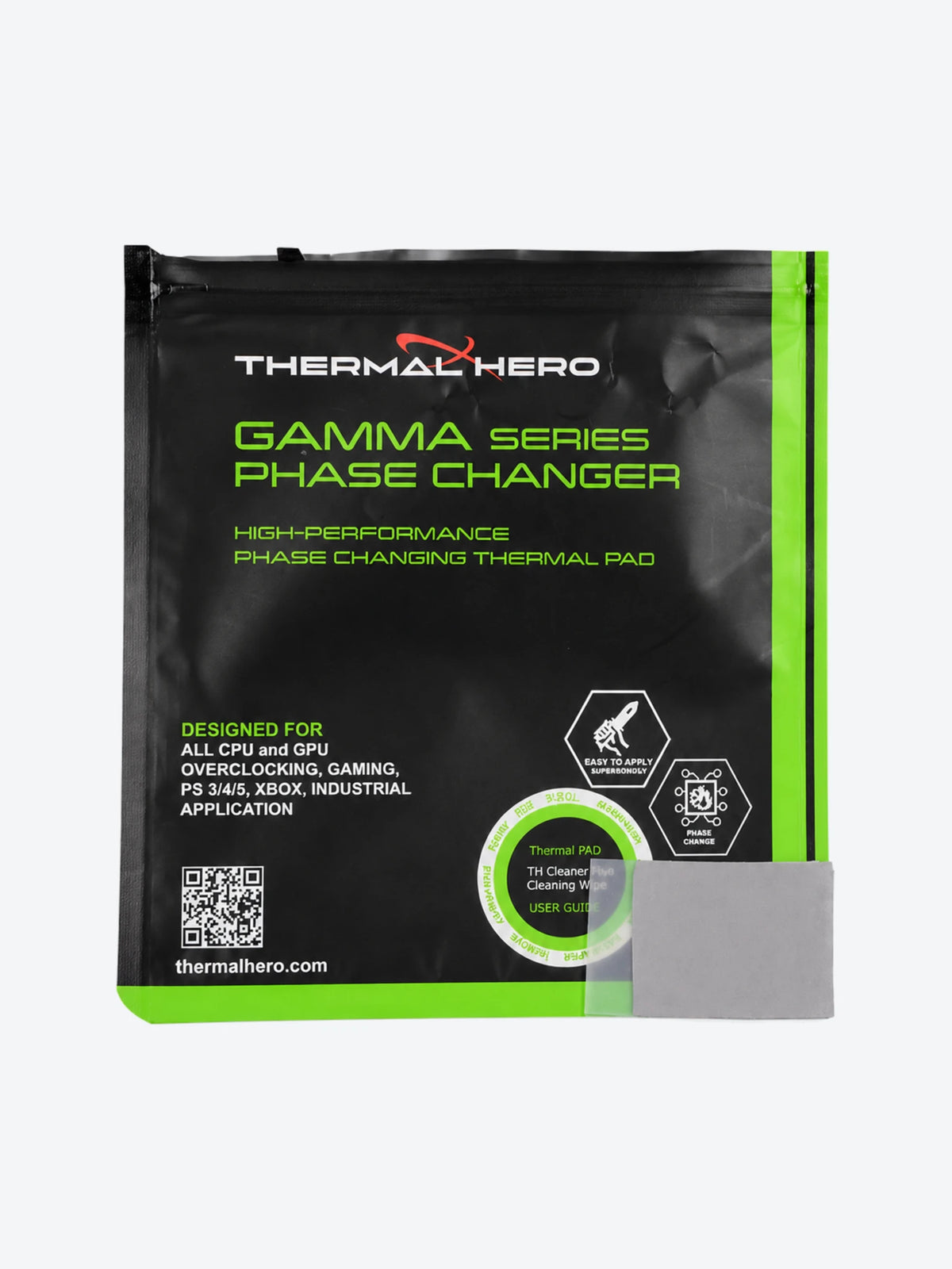 PARCHE TÉRMICO THERMAL HERO FASE GAMMA 13W/M K 0.2MM CPU/GPU 40x40MM TH-710044-1