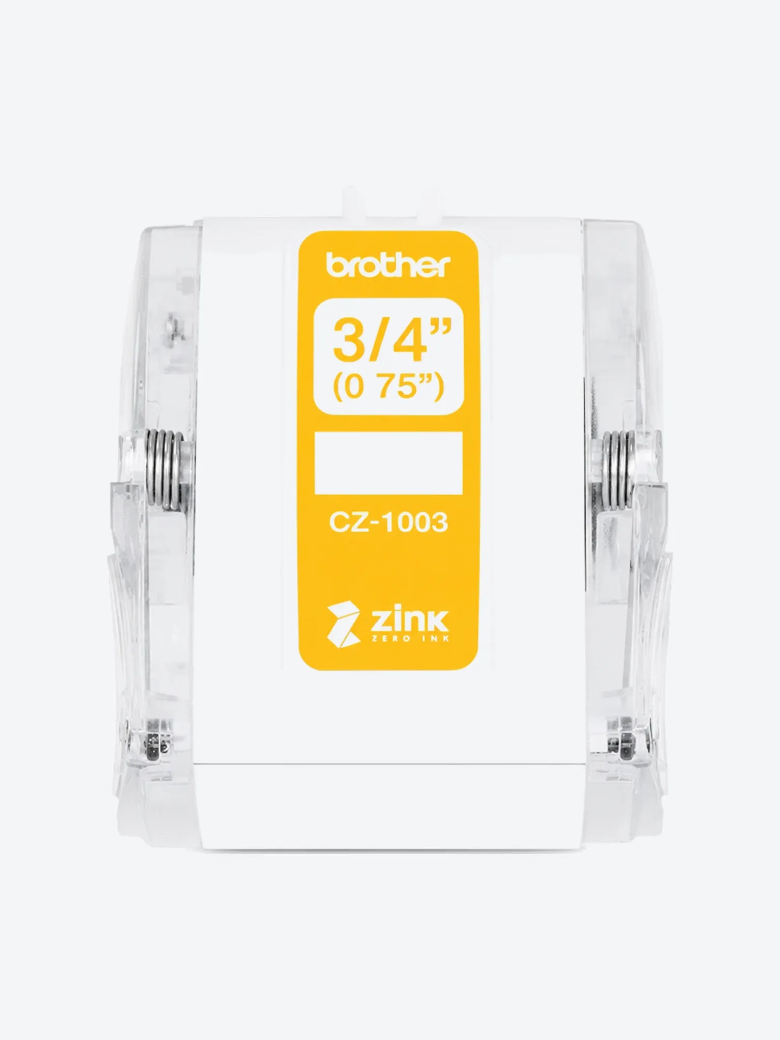 CINTA ADHESIVA CONTINUA A COLOR BROTHER CZ1003 ZERO INK 19MM X 5M COMPATIBLE CON IMPRESORA VC-500W