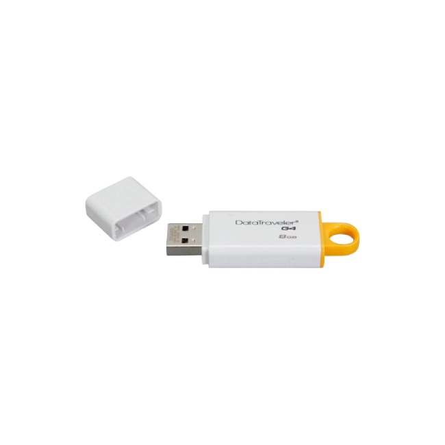 MEMORIA USB 8GB USB 3.0 DATA TRAVELER I G4  AMARILLO KINGSTON-1