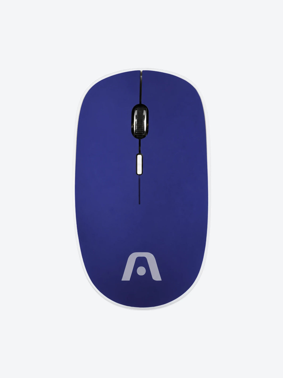 Mouse Inalámbrico con Goma 2.4GHz 800/1600 dpi Azul-1