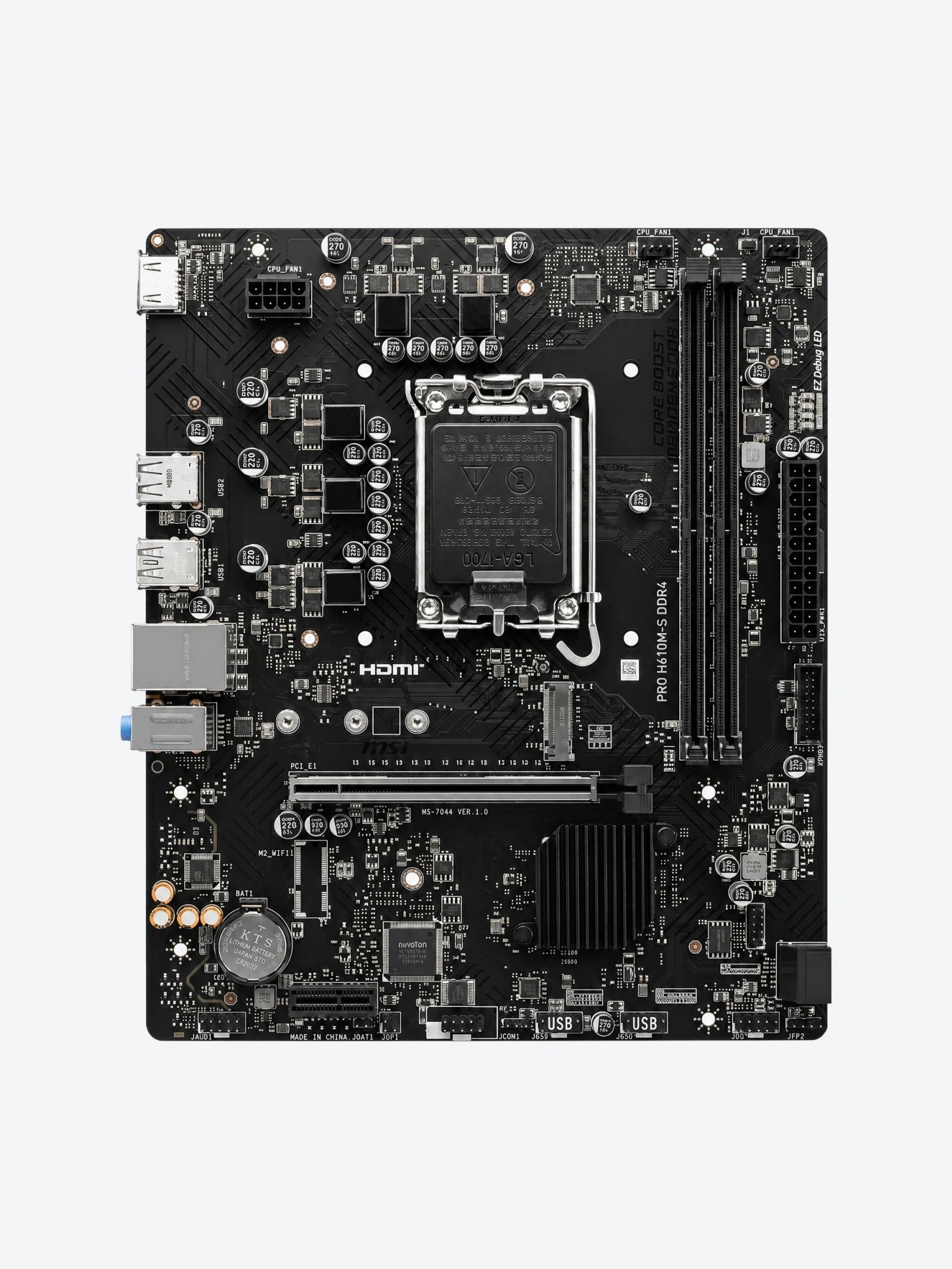 Tarjeta Madre MSI PRO H610M-S 911-7E44-013 DDR4 LGA 1700-1